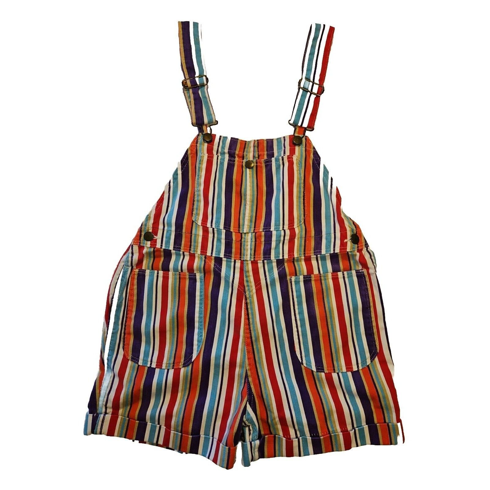 Vintage Sanforized Denim Overalls Shortalls Jumper Womens M Funky St Size 28" / US 6 / IT 42 - 1 Thumbnail