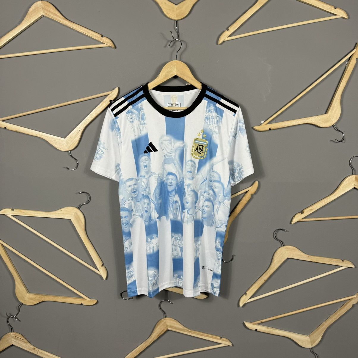 Other Argentina World Cup Winners Mundial Blokcore Football Jersey Size US M / EU 48-50 / 2 - 1 Thumbnail