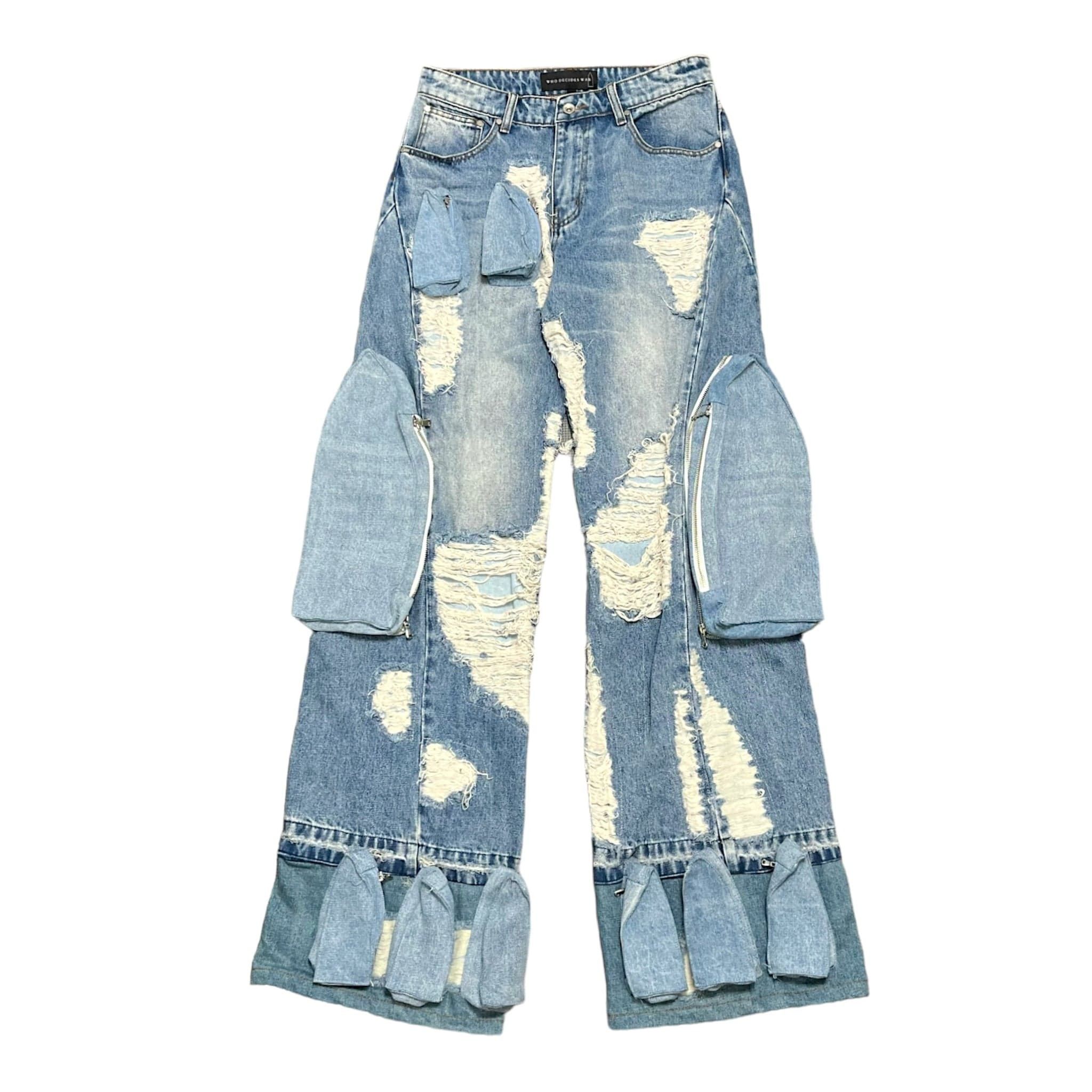 Who Decides War Who Decides War By MRDR BRVDO Multipocket Distressed Jeans S Size US 32 / EU 48 - 1 Thumbnail