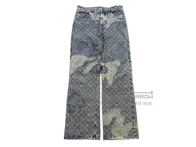 Louis Vuitton Louis Vuitton Blue Patchwork Jeans Size US 31 - 1 Thumbnail