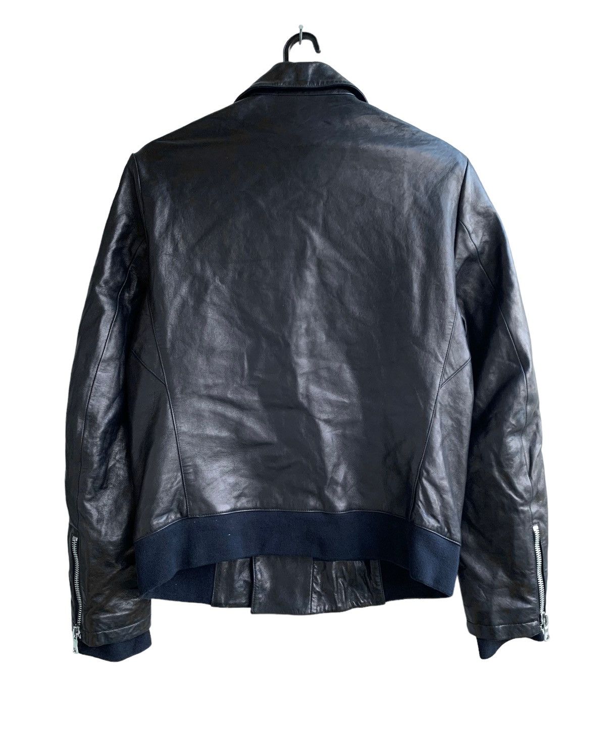 Balmain Balmain Paris Double Collar Biker Lamb Leather Zipper Size US L / EU 52-54 / 3 - 2 Thumbnail