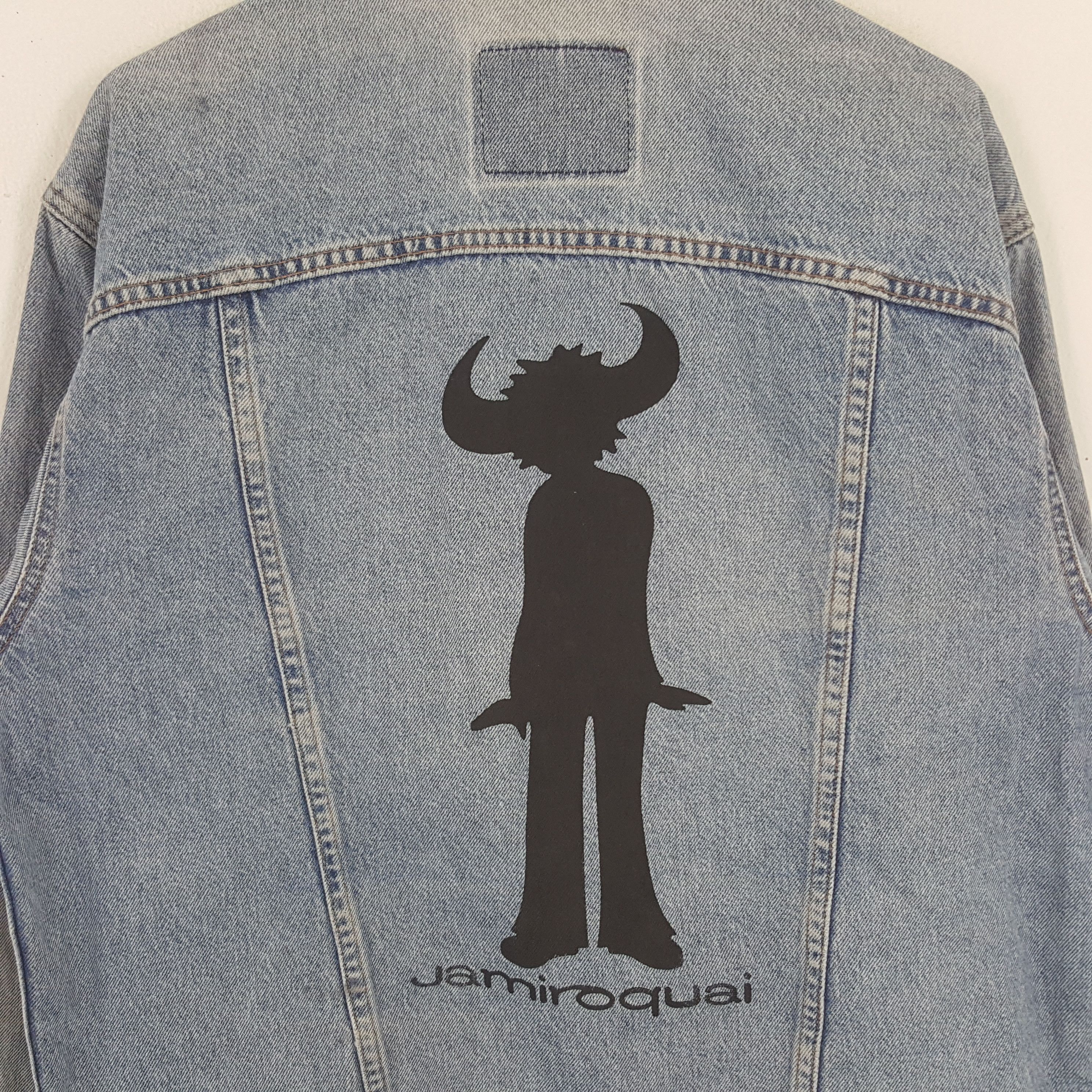 Levi's × Vintage Vintage Levi's X Jamiroquai Rock Custom Denim Jacket C281N5 Size US L / EU 52-54 / 3 - 2 Thumbnail