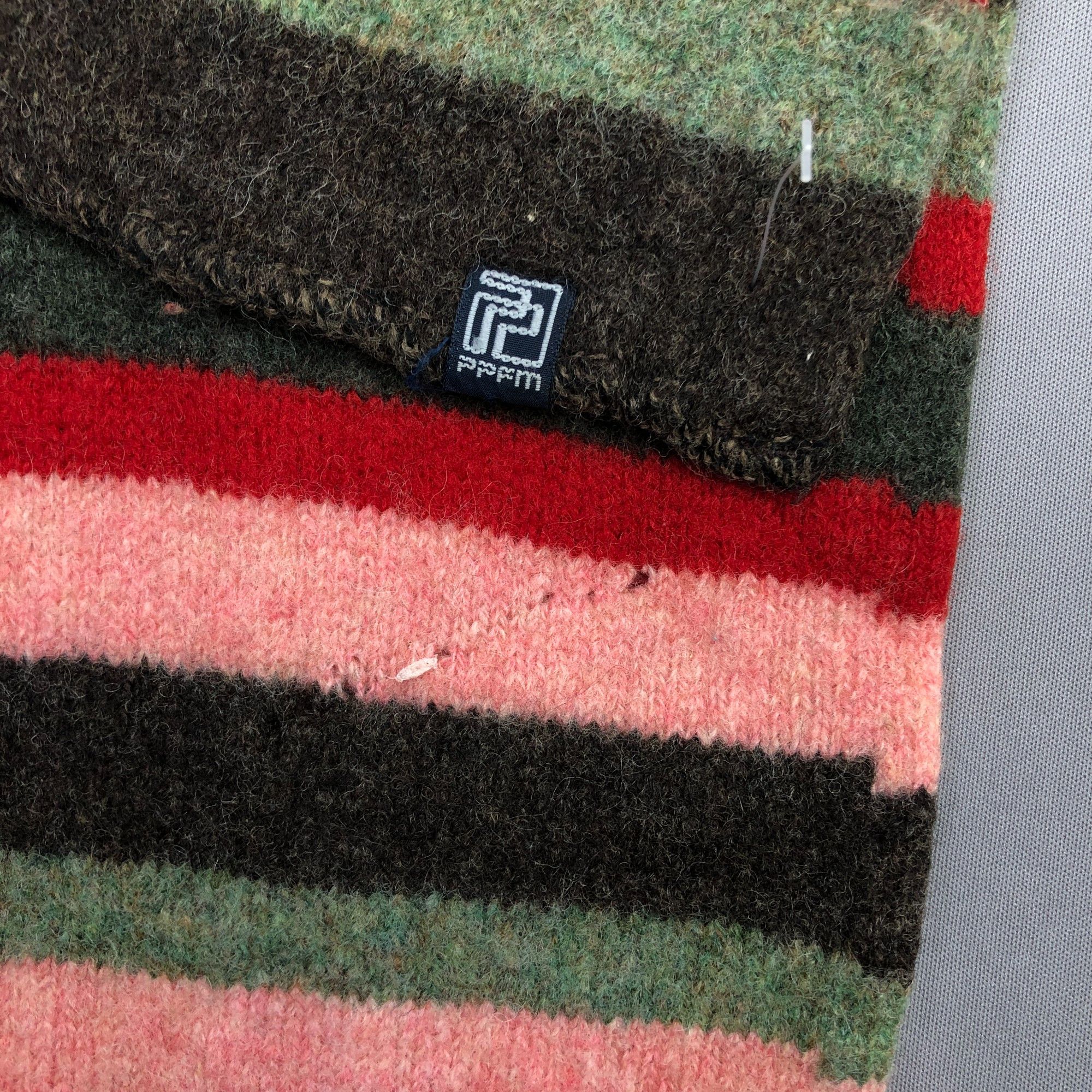 PPFM Vintage PPFM Scarf Muffler Wool Ribbed Knit Winter Scarves Size ONE SIZE - 6 Thumbnail