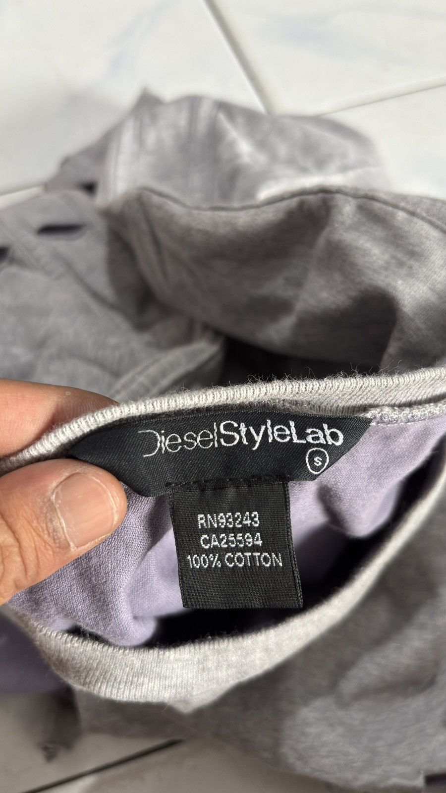 Maison Margiela 🔥Rare!!Diesel Style LabAvant-Garde Deconstructed Tee Size US S / EU 44-46 / 1 - 4 Thumbnail