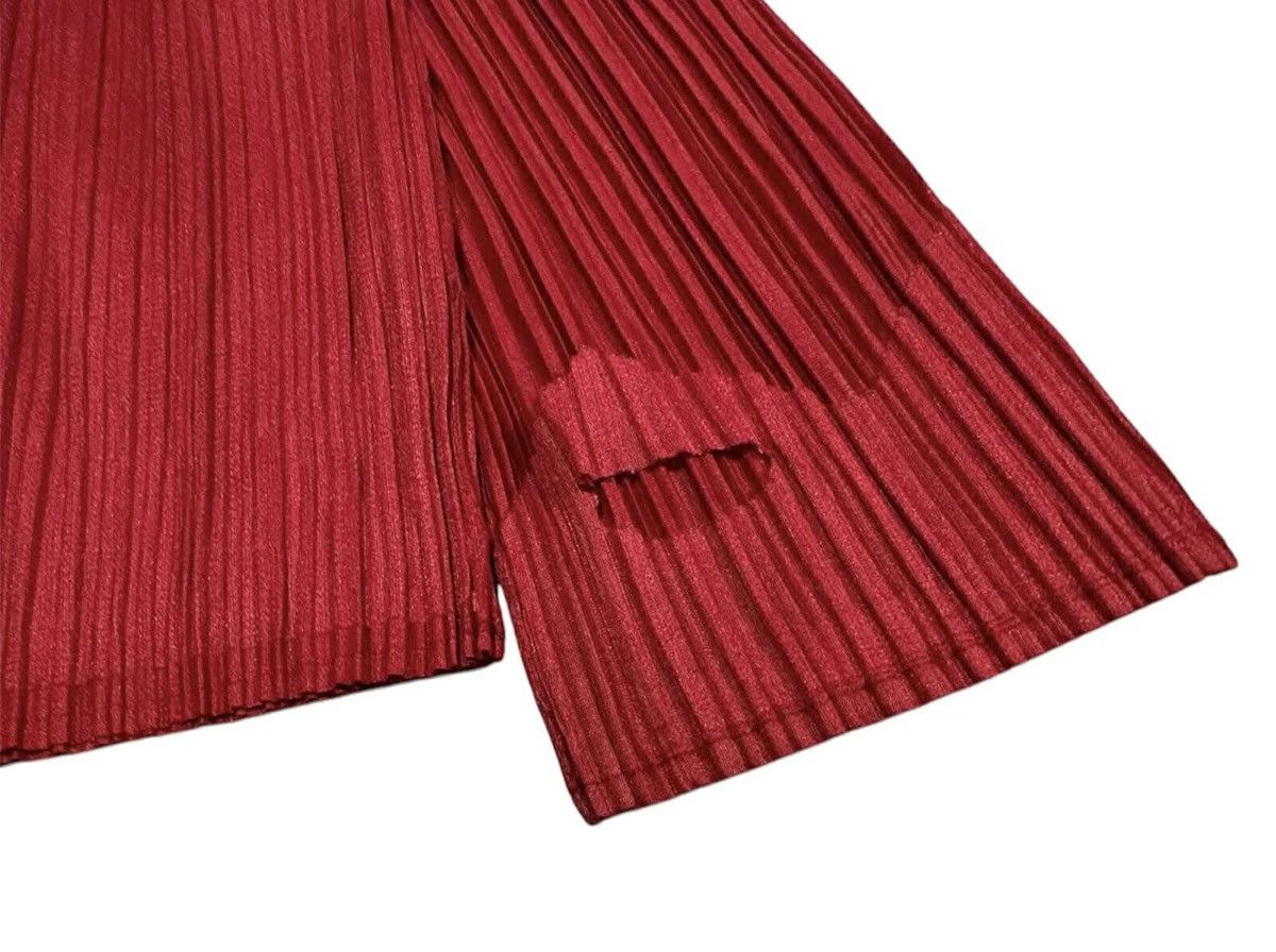 Issey Miyake × Japanese Brand × Pleats Please Issey Miyake 🔥Rare Issey Miyake Pleats Please Button Up Long Sleeve Shirt Size US M / EU 48-50 / 2 - 6 Thumbnail