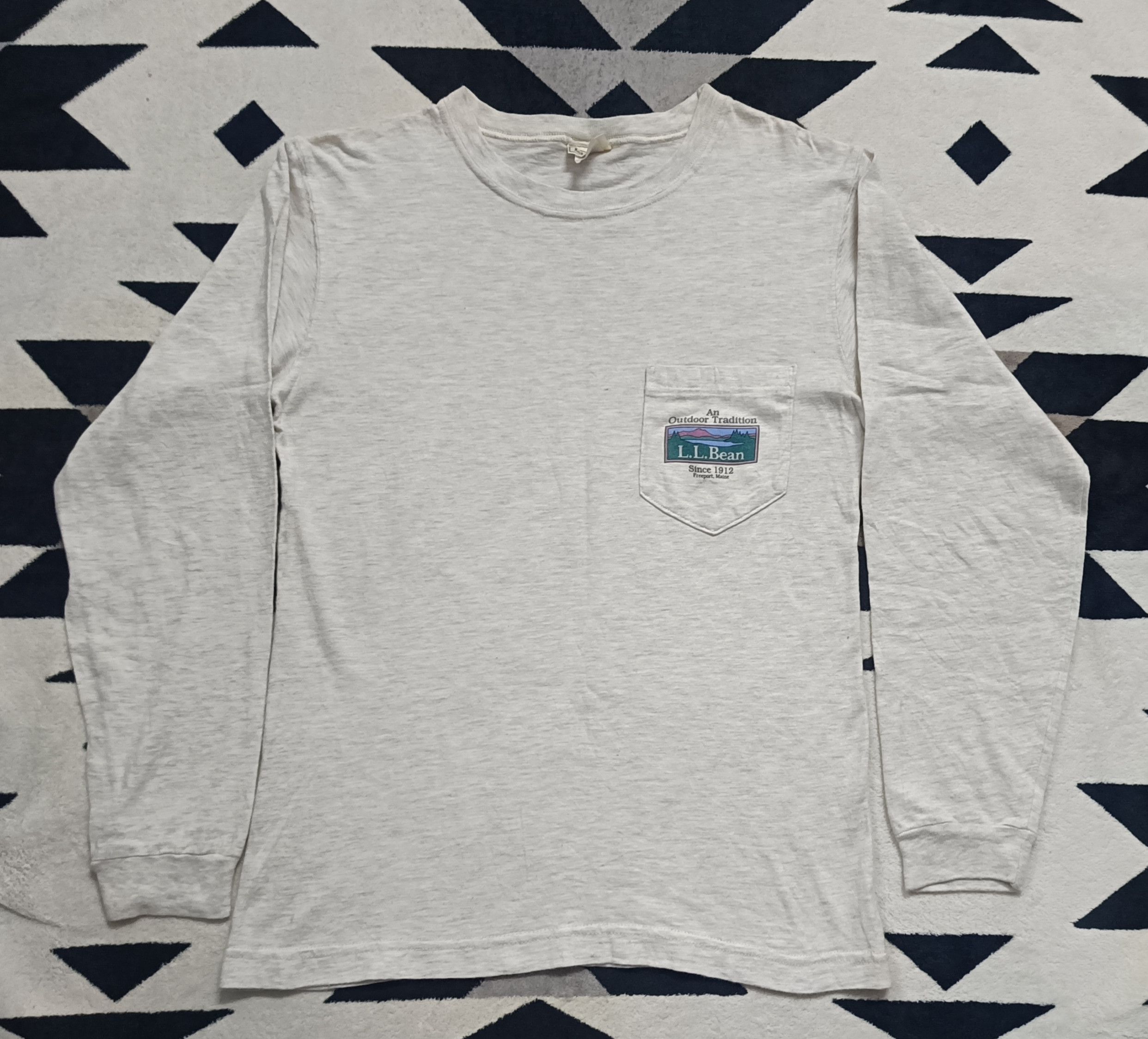 L.L. Bean 🔥🔥Rare Vintage 90s LL Bean Pocket Long Sleeve Tee Size US M / EU 48-50 / 2 - 2 Thumbnail