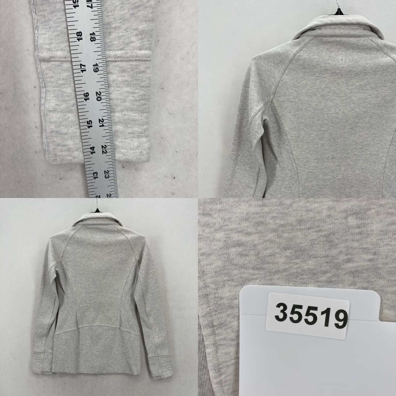 Lululemon Lululemon Radiant Jacket Women's 4 White Full Zip Pockets Gym Preppy Jacket Size S / US 4 / IT 40 - 8 Thumbnail
