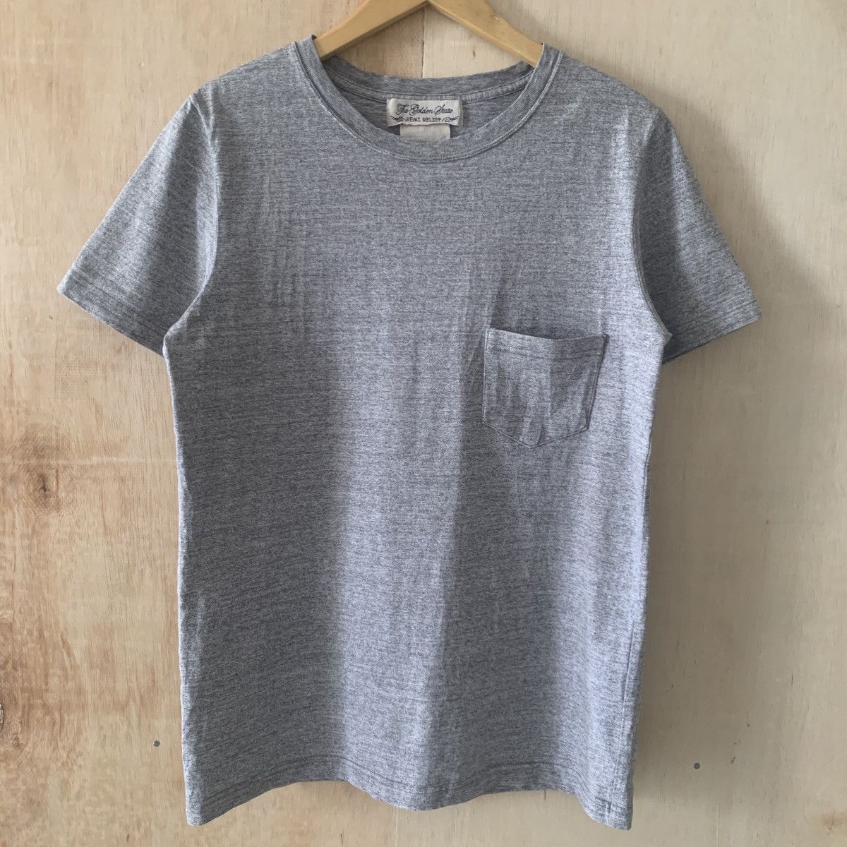 Remi Relief Remi Relief Heavy Cotton Heather Grey Pocket Tee Size US M / EU 48-50 / 2 - 1 Thumbnail