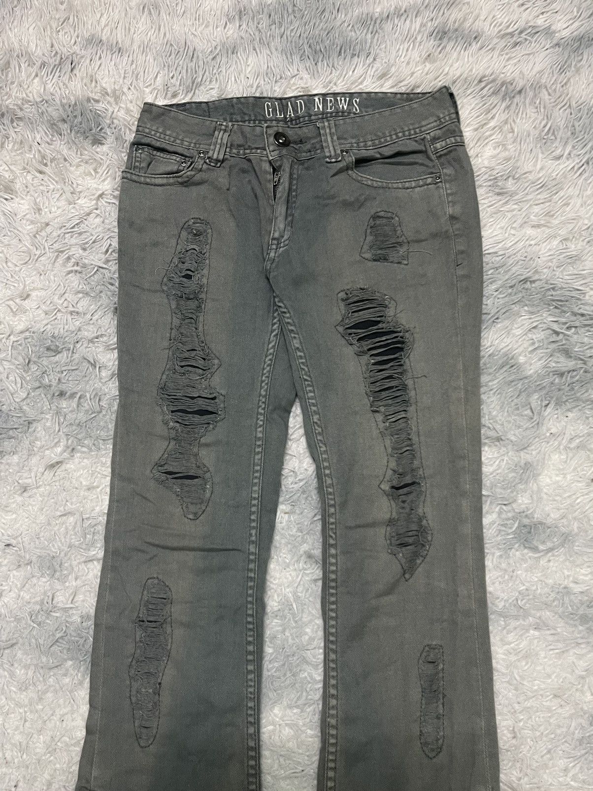 If Six Was Nine 2000s IFSIXWASNINE INSPIRED BRAND GLAD NEWS RARE FLARE Size US 29 - 4 Thumbnail