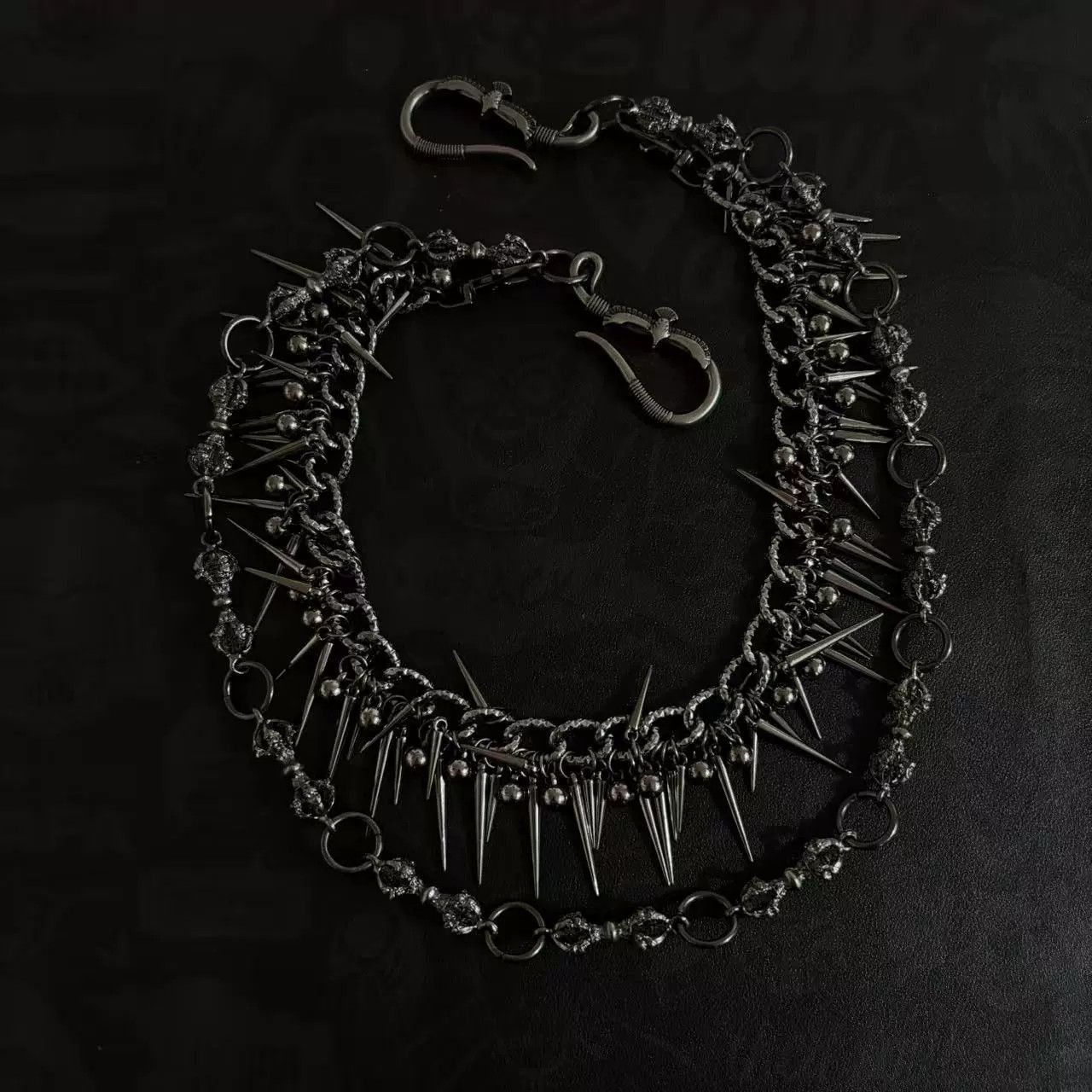Vintage Retro hip-hop punk style jeans waist chain Size ONE SIZE - 4 Thumbnail