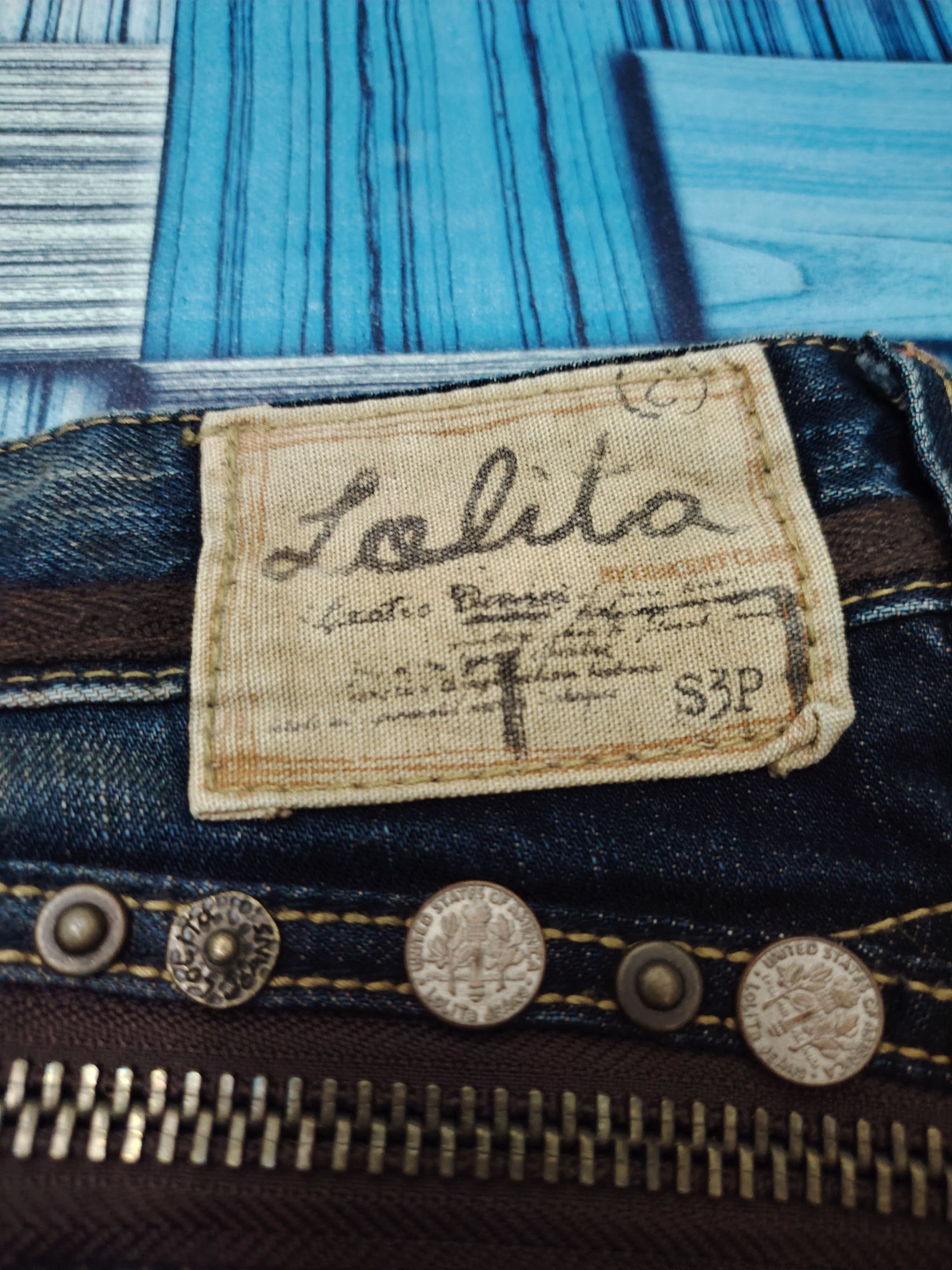 Japanese Brand Yoshitomo Nara Lolita Flared Mud Wash Distressed Size US 30 / EU 46 - 16 Thumbnail