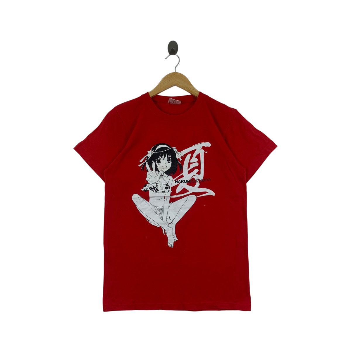 Vintage Vintage HARUHI SUZUMIYA ANIME The Melancholy Tee Shirt Size US S / EU 44-46 / 1 - 1 Thumbnail
