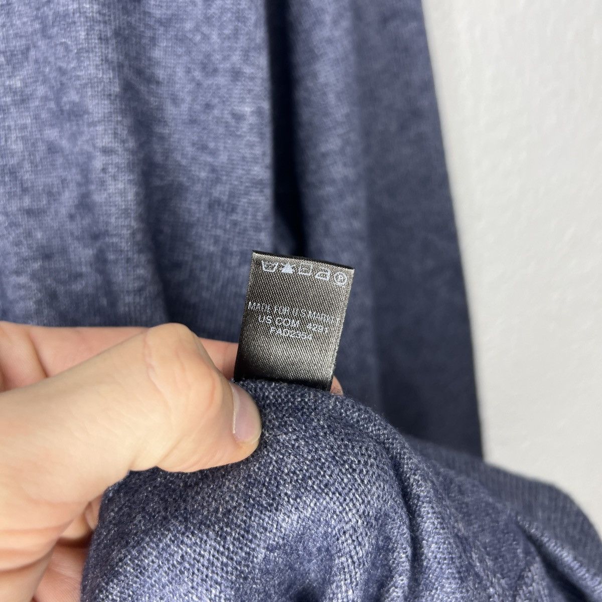 Loro Piana Loro Piana Cashmere Silk Sweater Jumper Knit Half Zip Blue Size US L / EU 52-54 / 3 - 10 Thumbnail
