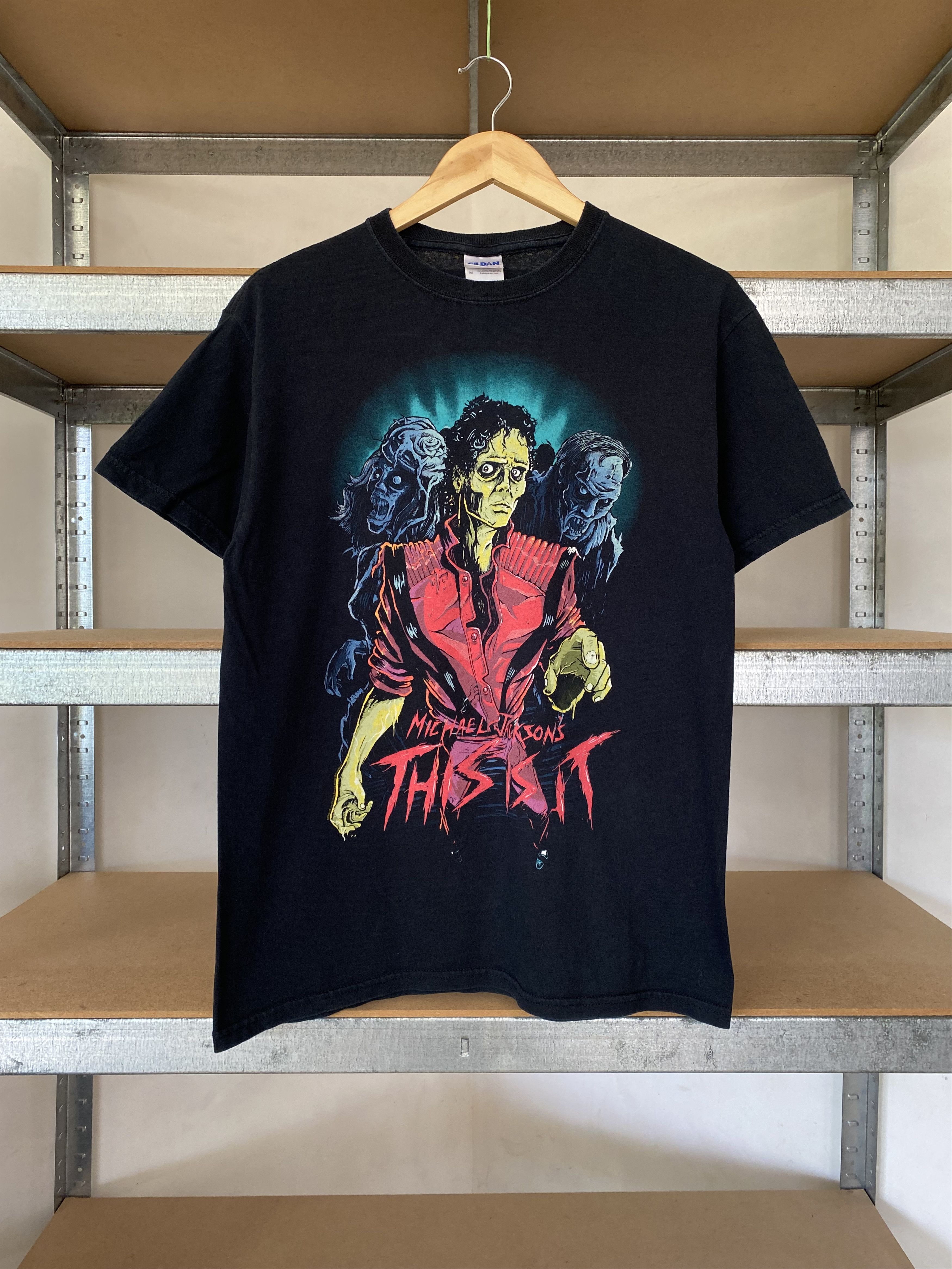 Band Tees Michael Jackson 2000s Vintage Rock Horror T-shirt Size US M / EU 48-50 / 2 - 1 Thumbnail