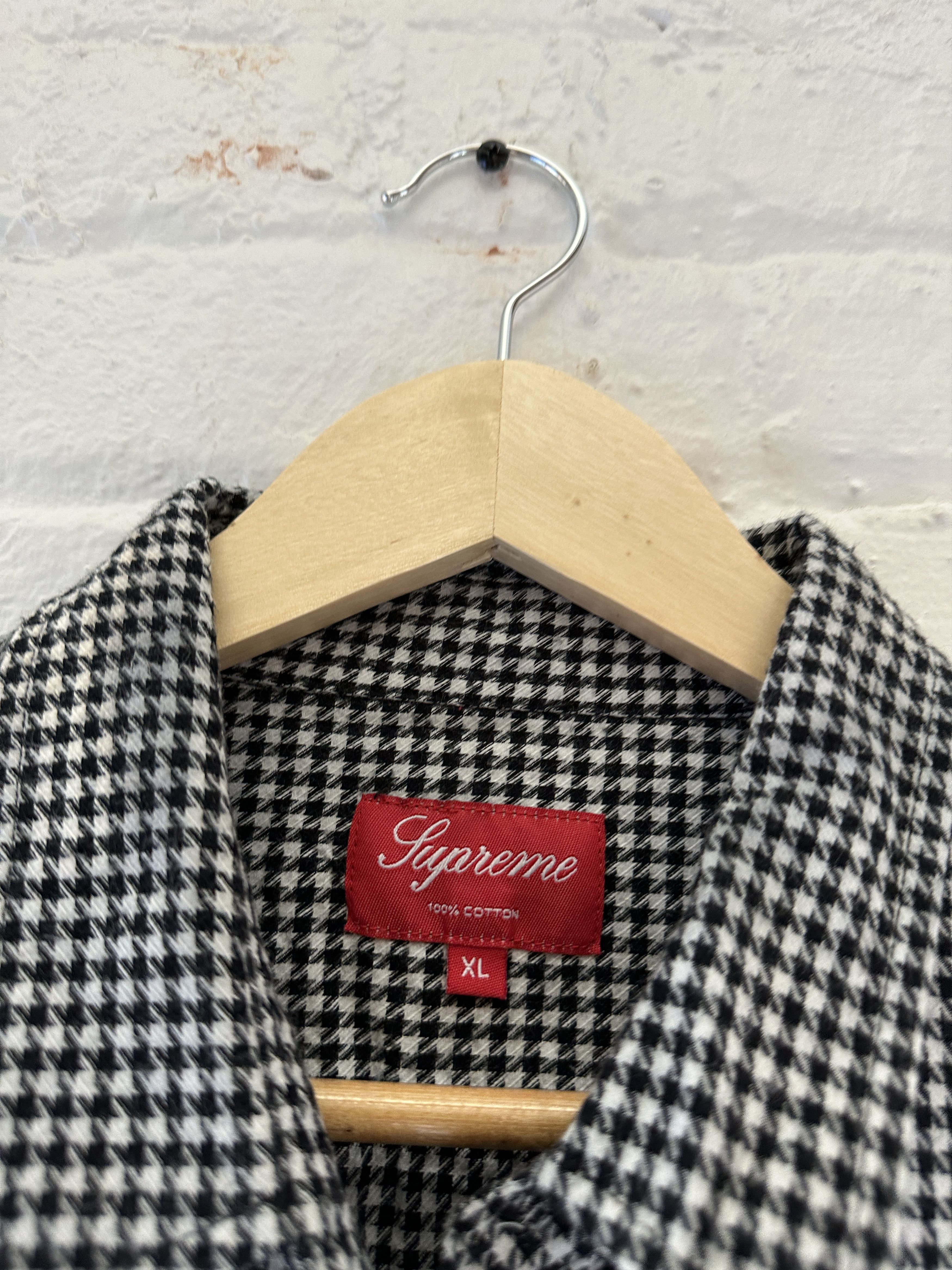 Supreme Supreme Houndstooth Flannel Size US L / EU 52-54 / 3 - 3 Thumbnail