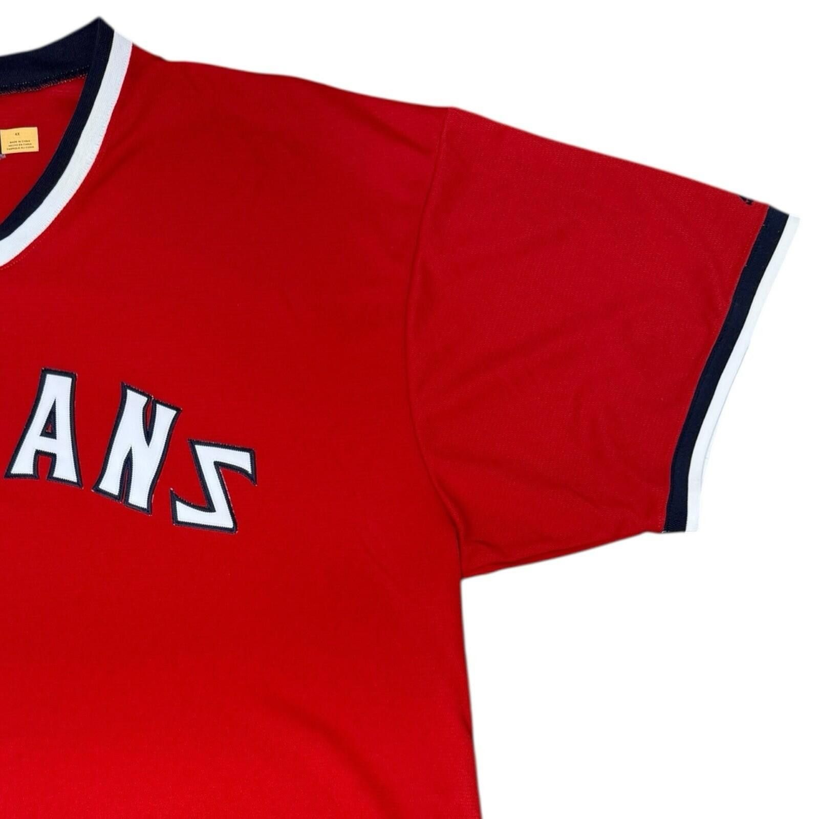 Majestic Cleveland Indians Jersey Throwback Cooperstown 4XL Size ONE SIZE - 5 Thumbnail