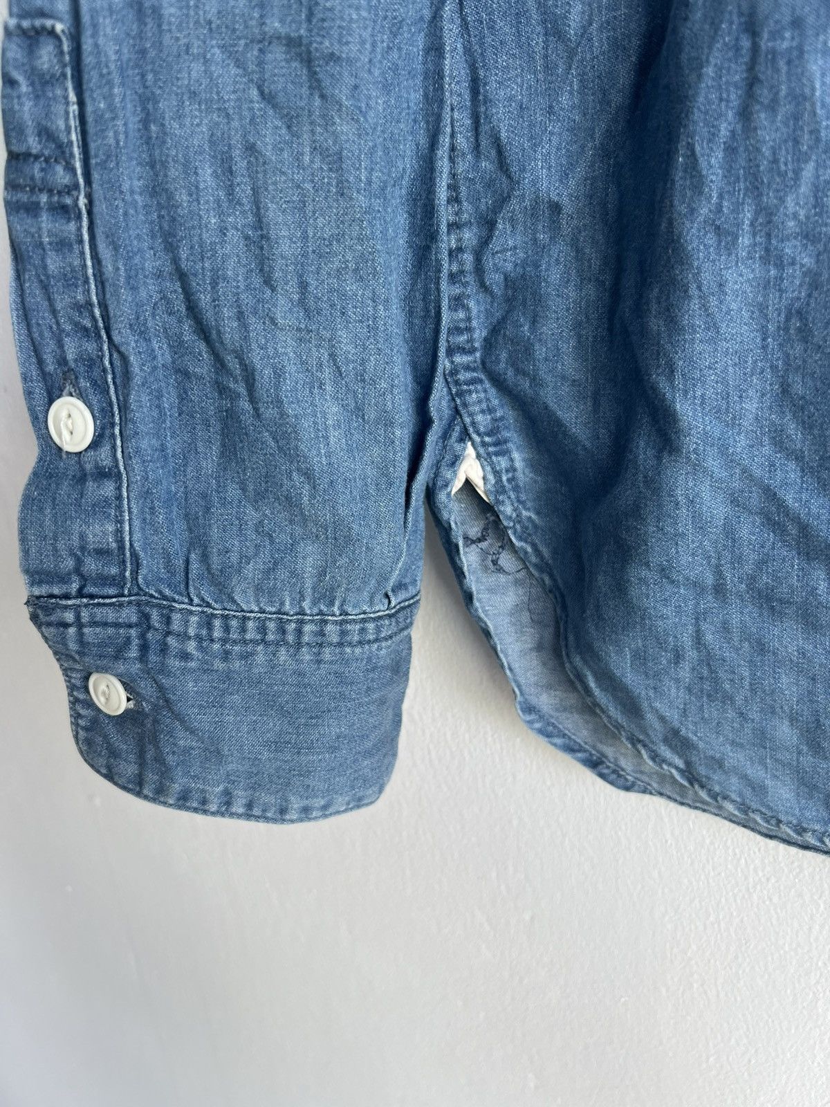 Wacko Maria FW14 Wacko Maria "Brighton Rockers" Marijuana Chambray Shirt Size US S / EU 44-46 / 1 - 5 Thumbnail