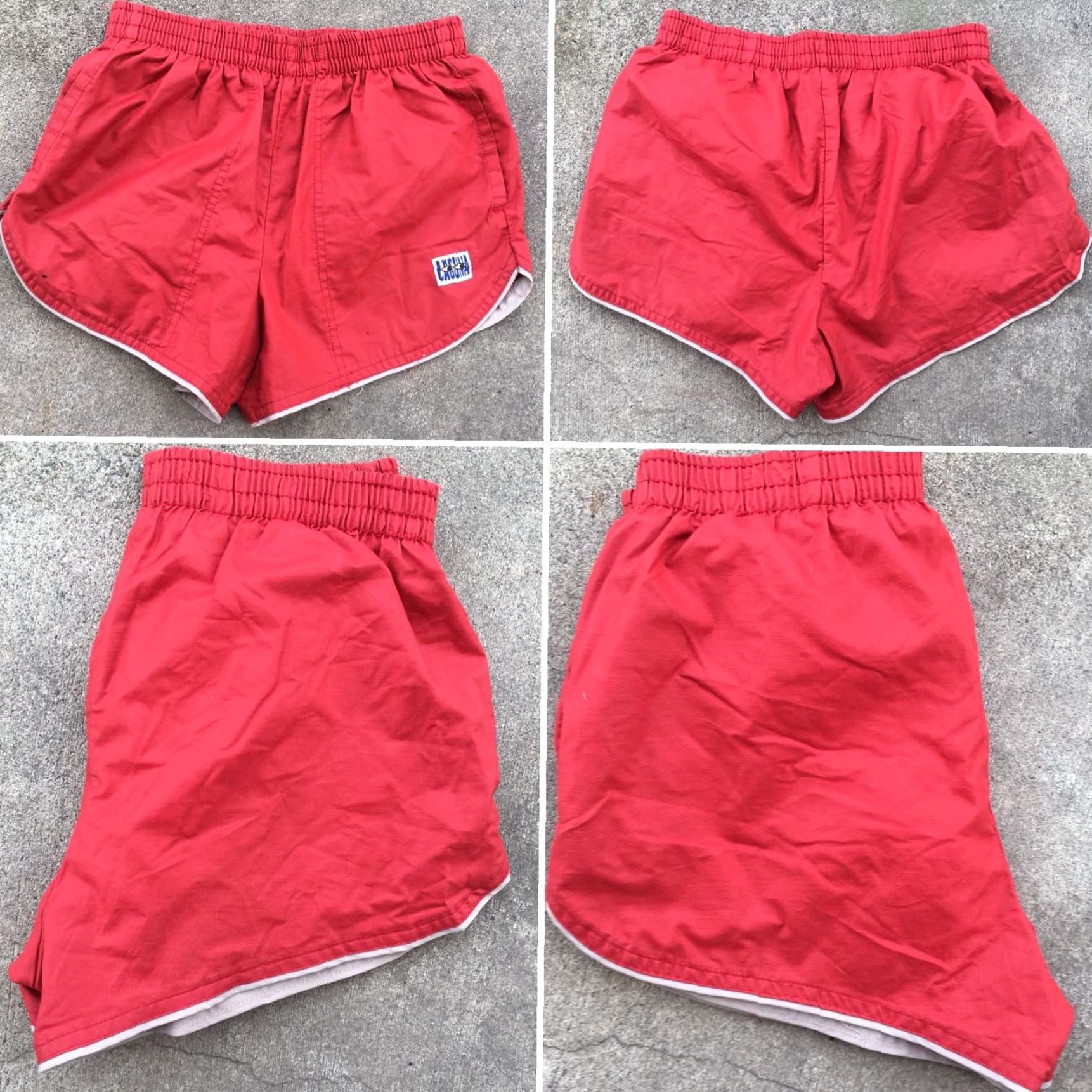 Vintage VINTAGE Laguna Swim Trunks 28-30 Red Short Shorts 70s 80s Made In USA S Men/Womens? Size US 28 / EU 44 - 6 Thumbnail