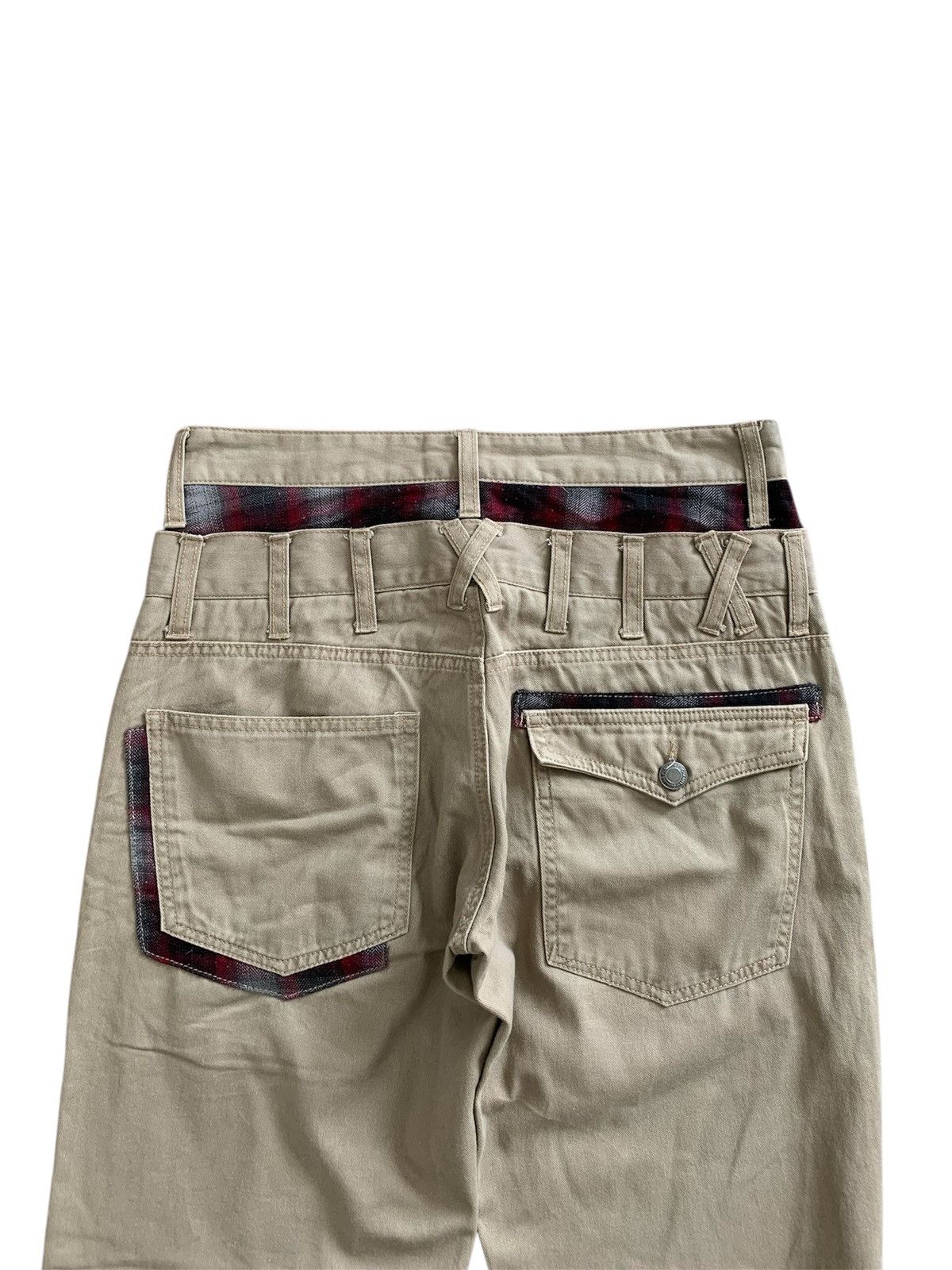 If Six Was Nine Avail Avant Garde Double Waist Flannel Pants Size US 30 / EU 46 - 6 Thumbnail