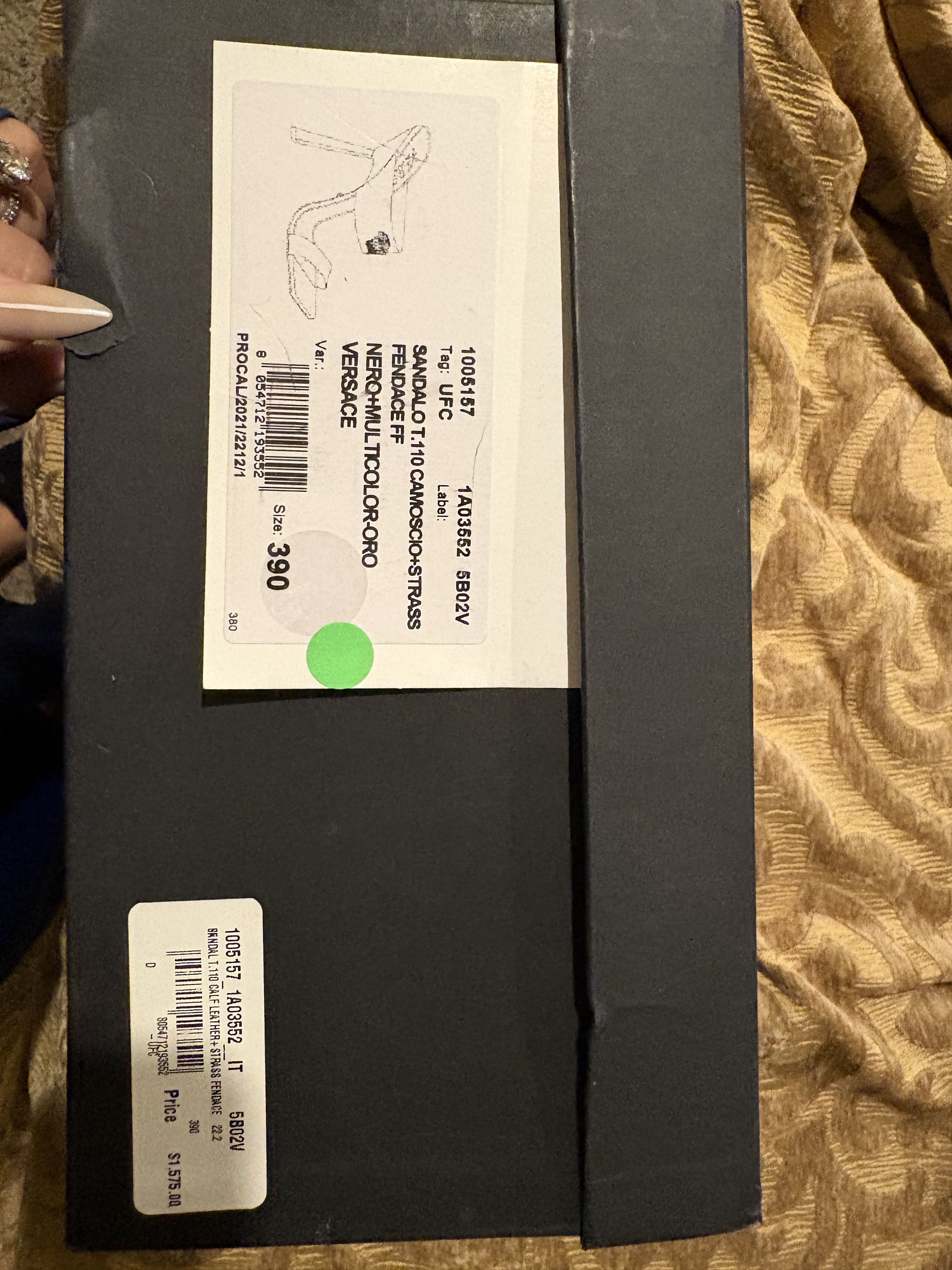 Versace Versace X Fendi Calfskin Crystal Fendace FF Medusa High Heel Size US 9 / IT 39 - 3 Thumbnail