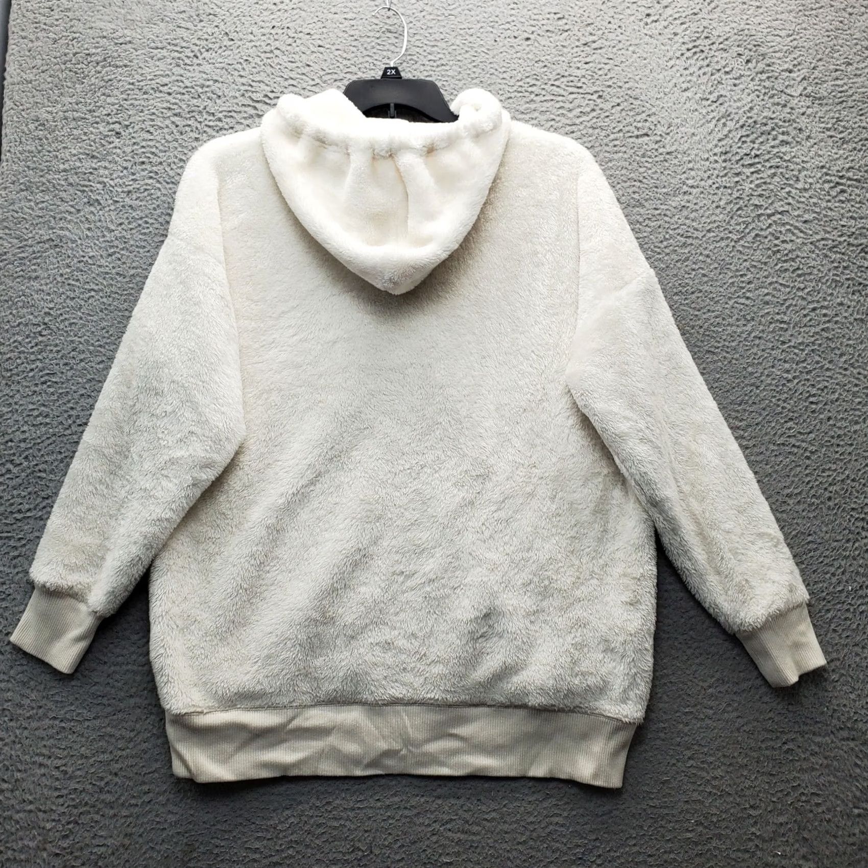 Vintage Aerie Hoodie Womens M Tan Faux Fur Fleece Ribbed Cuff & Hem Long Sleeve Full Zip Shirt Womens M Tan Size M / US 6-8 / IT 42-44 - 2 Thumbnail