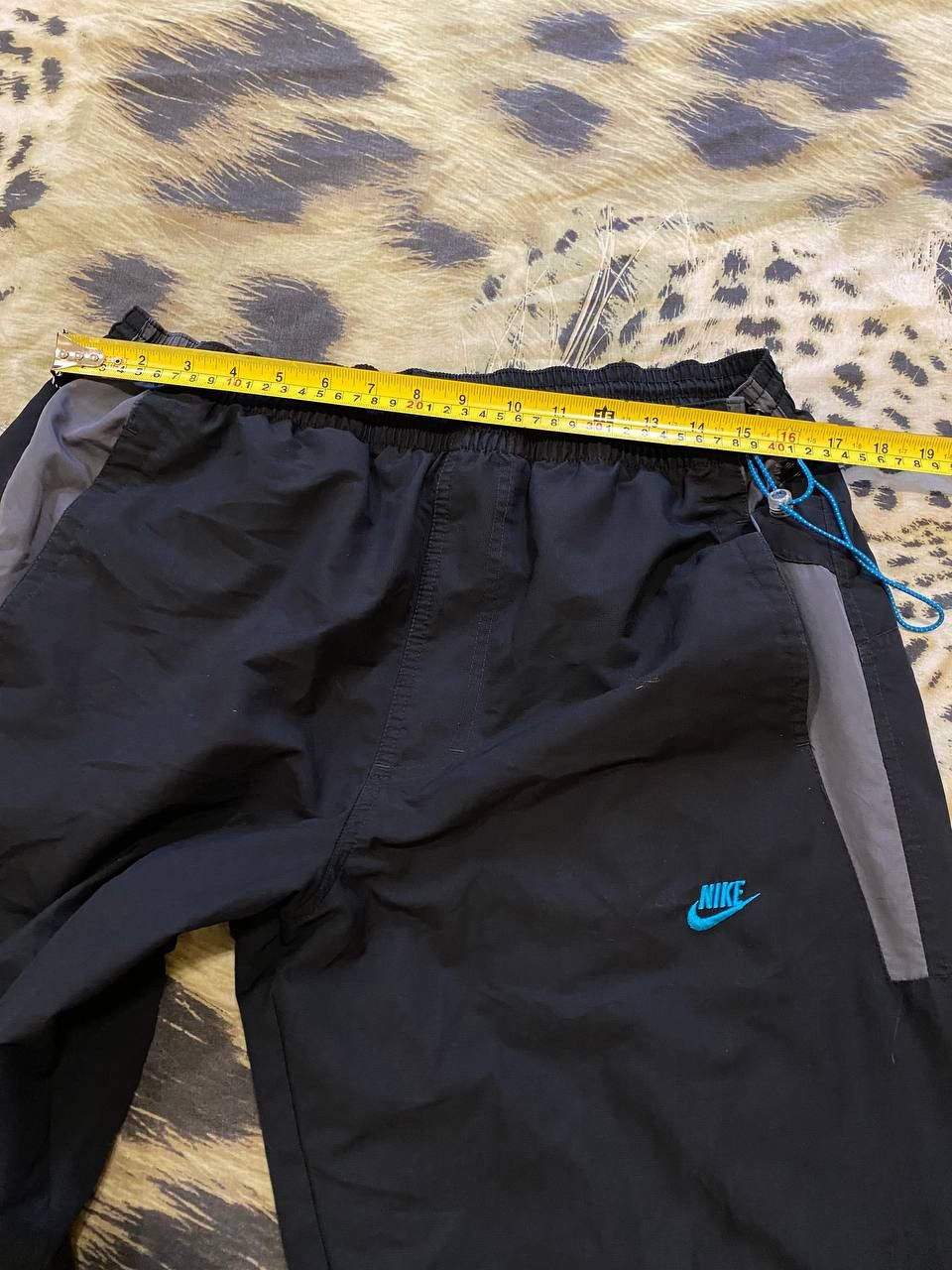 Nike Y2K black Vintage logo Streetwear Nike Casual Pants Size US 34 / EU 50 - 15 Thumbnail