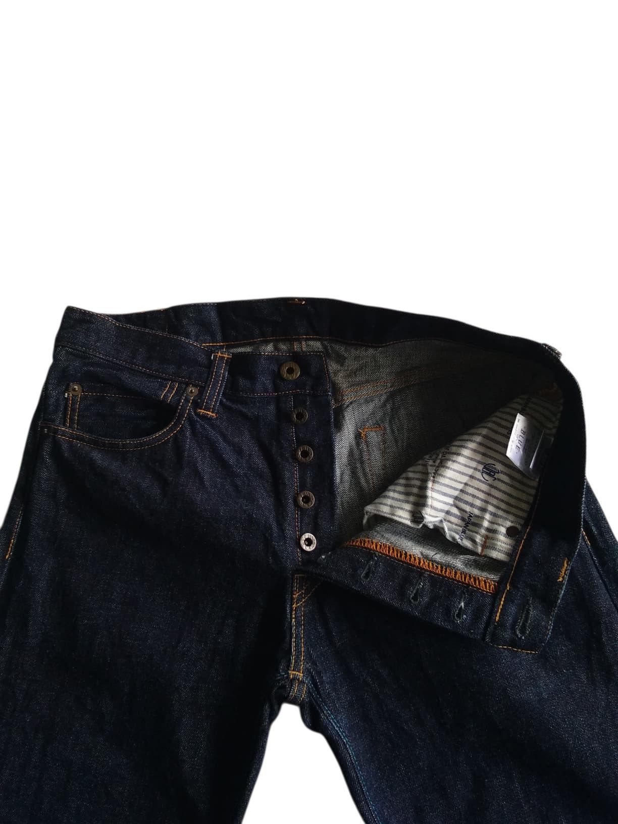 Japan Blue JAPAN BLUE JEANS INDIGO SELVEDGE BUTTON FLY JAPANESE DENIM Size US 32 / EU 48 - 9 Thumbnail