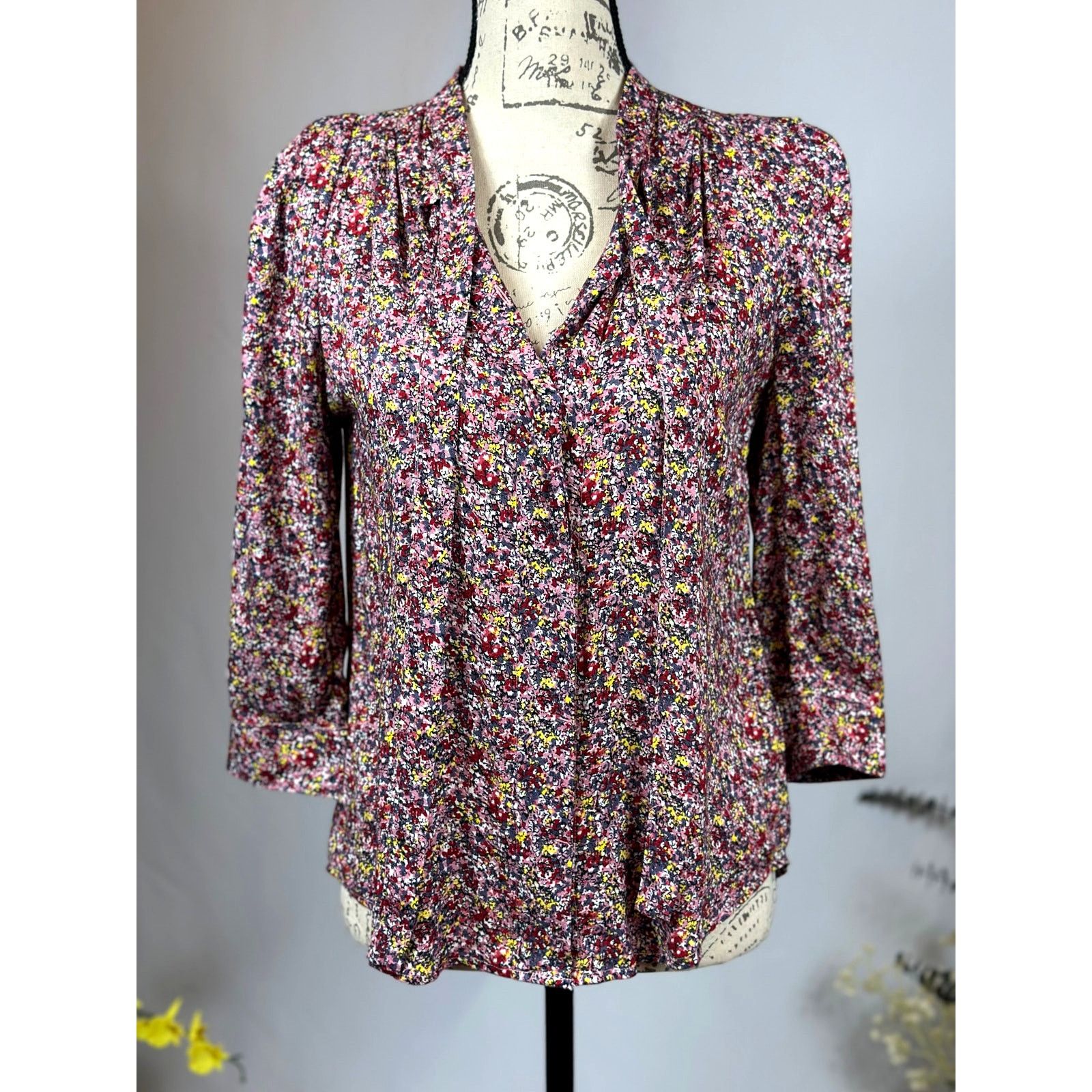 Zadig & Voltaire Zadig & Voltaire Touch Ao Liberty Top Neck Ties Rose XS Size XS / US 0-2 / IT 36-38 - 5 Thumbnail