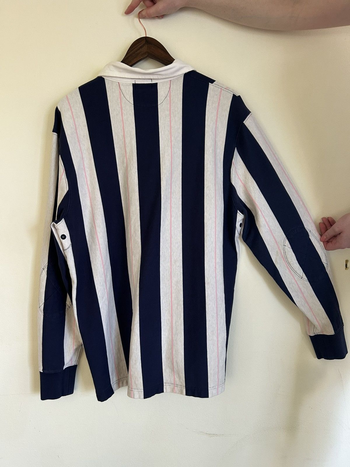 J.Crew J. Crew Men's long sleeve rugby polo - Size L Size US L / EU 52-54 / 3 - 3 Thumbnail