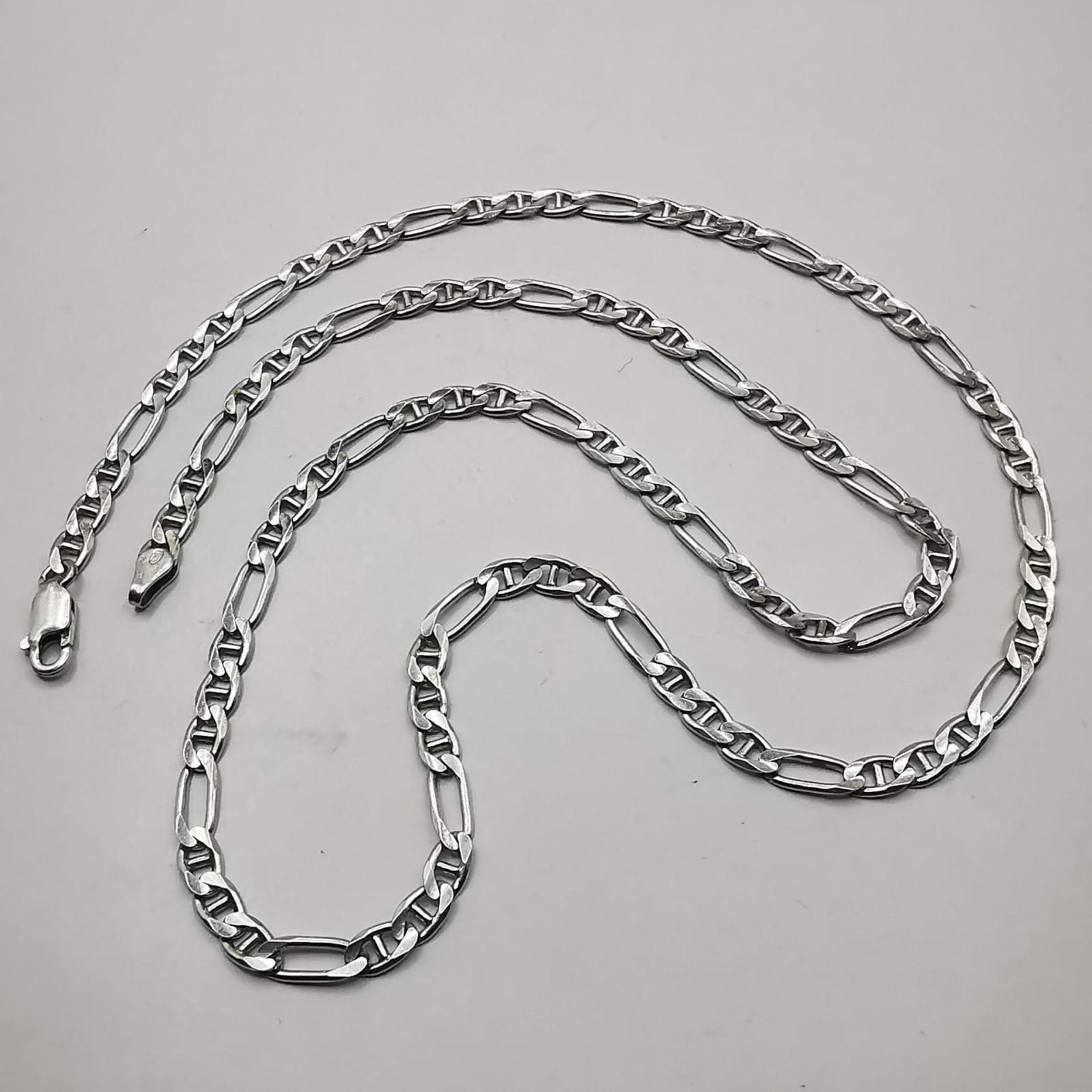 Sterling Silver Vintage Jewelry Chain, 925 Sterling Silver, Signed 11.04g Size ONE SIZE - 1 Thumbnail