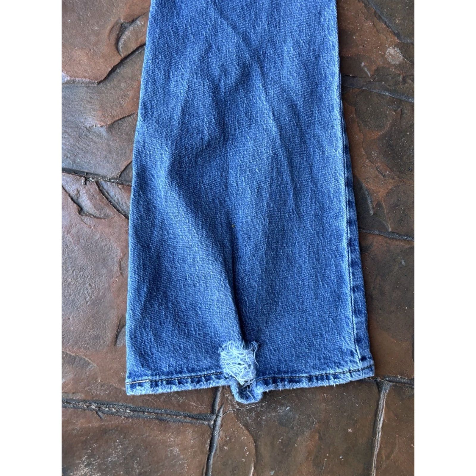 Levi's Levi's Premium 70s High Flare Jeans Women's 27x30 Blue Denim Jeans Flared Regular 5-Pocket Stretch Cotton Spandex Classic Modern Denim Size 27" / US 4 / IT 40 - 6 Thumbnail