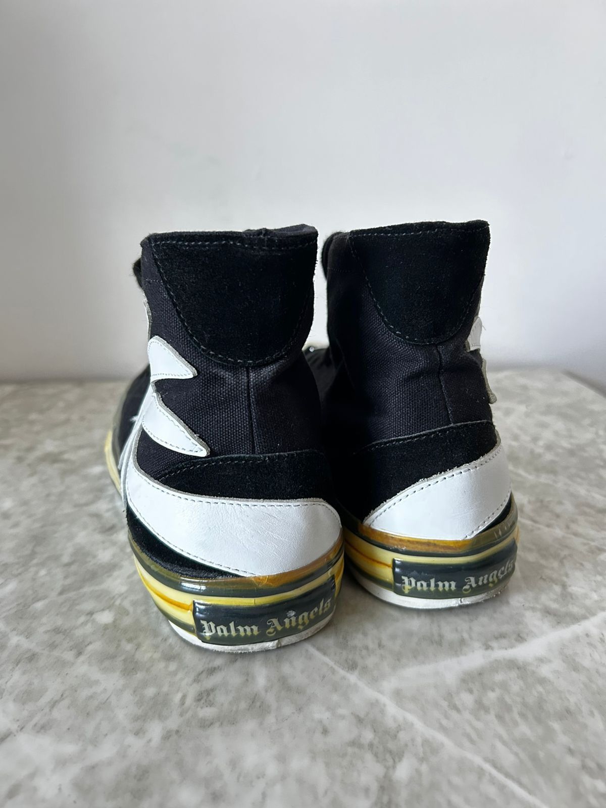 Palm Angels Palm Angels sneakers vulcanized high top black canvas Size US 9.5 / EU 42-43 - 4 Thumbnail