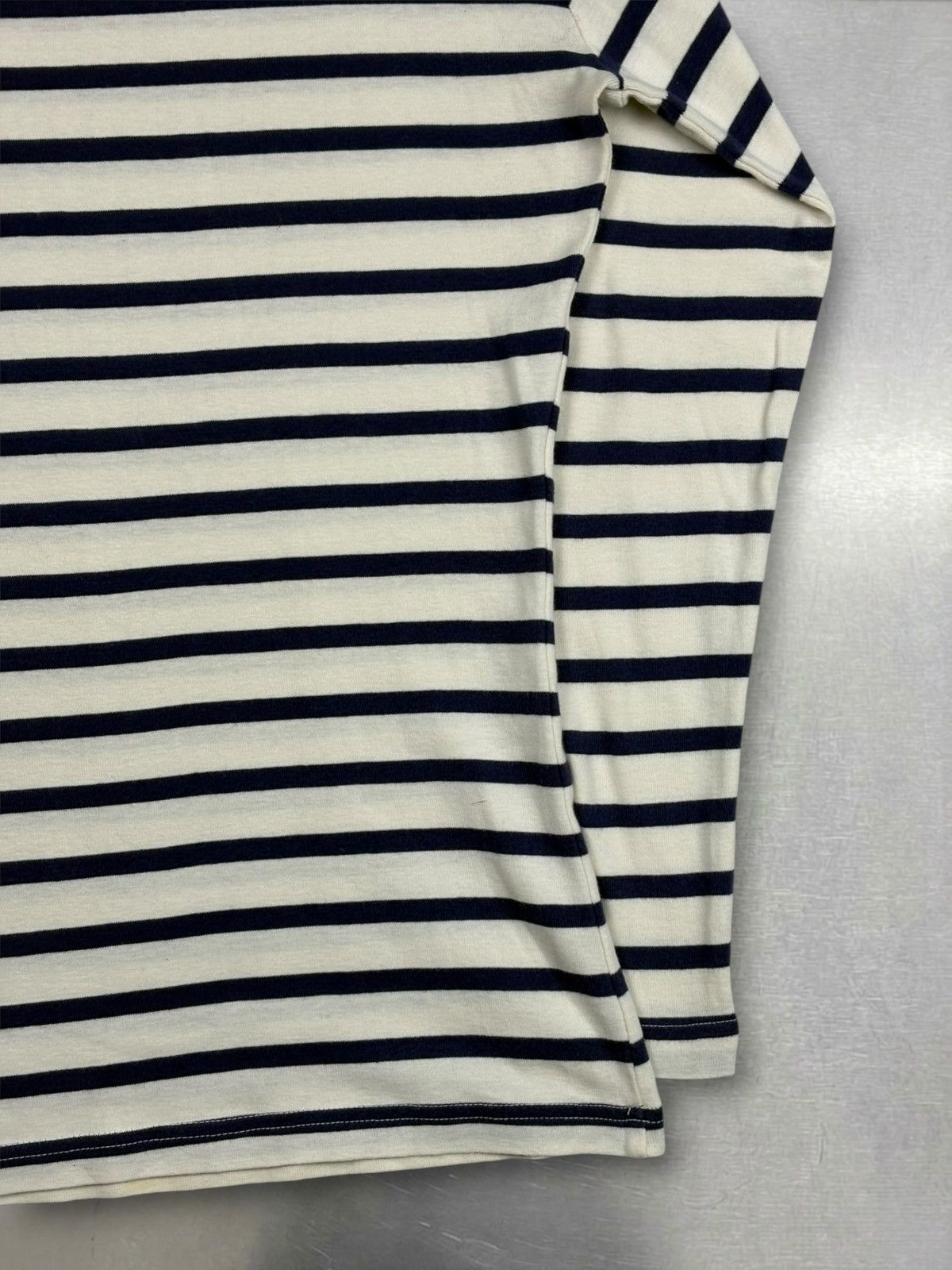 Jean Paul Gaultier Jean Paul Gaultier Maille Striped Longsleeve Navy White Size S / US 4 / IT 40 - 8 Thumbnail