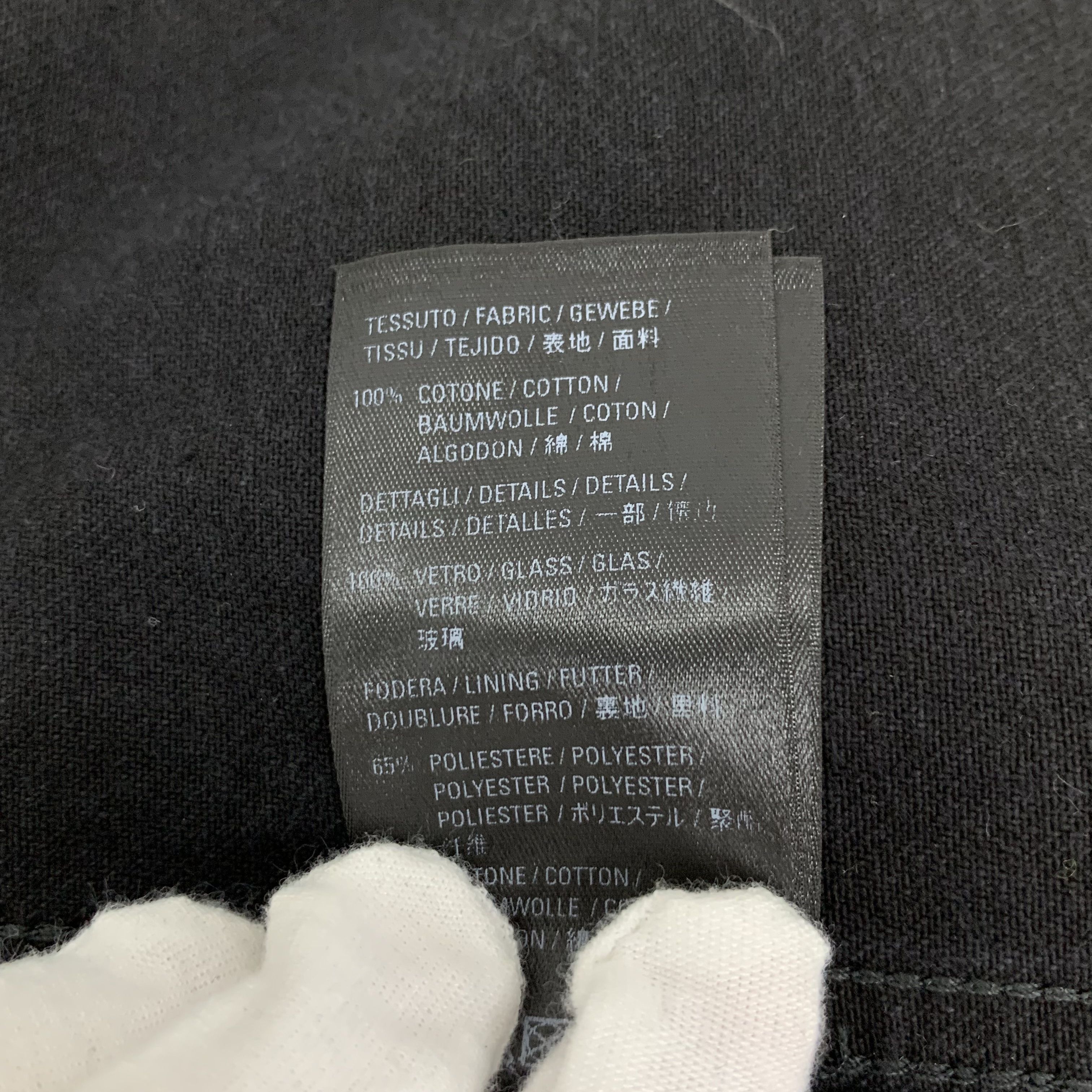 Balenciaga Balenciaga Black Beaded Logo Denim Jacket (Size XS) Size XS / US 0-2 / IT 36-38 - 5 Thumbnail