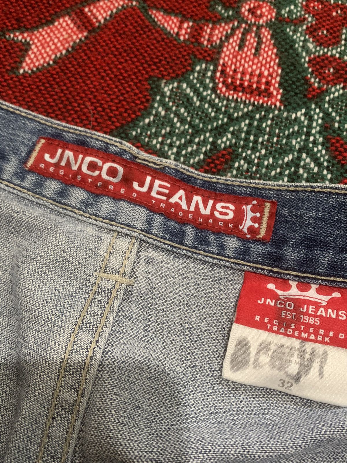 JNCO VINTAGE Y2K JNCO BIG LOGO DRAGON Size US 32 / EU 48 - 4 Thumbnail