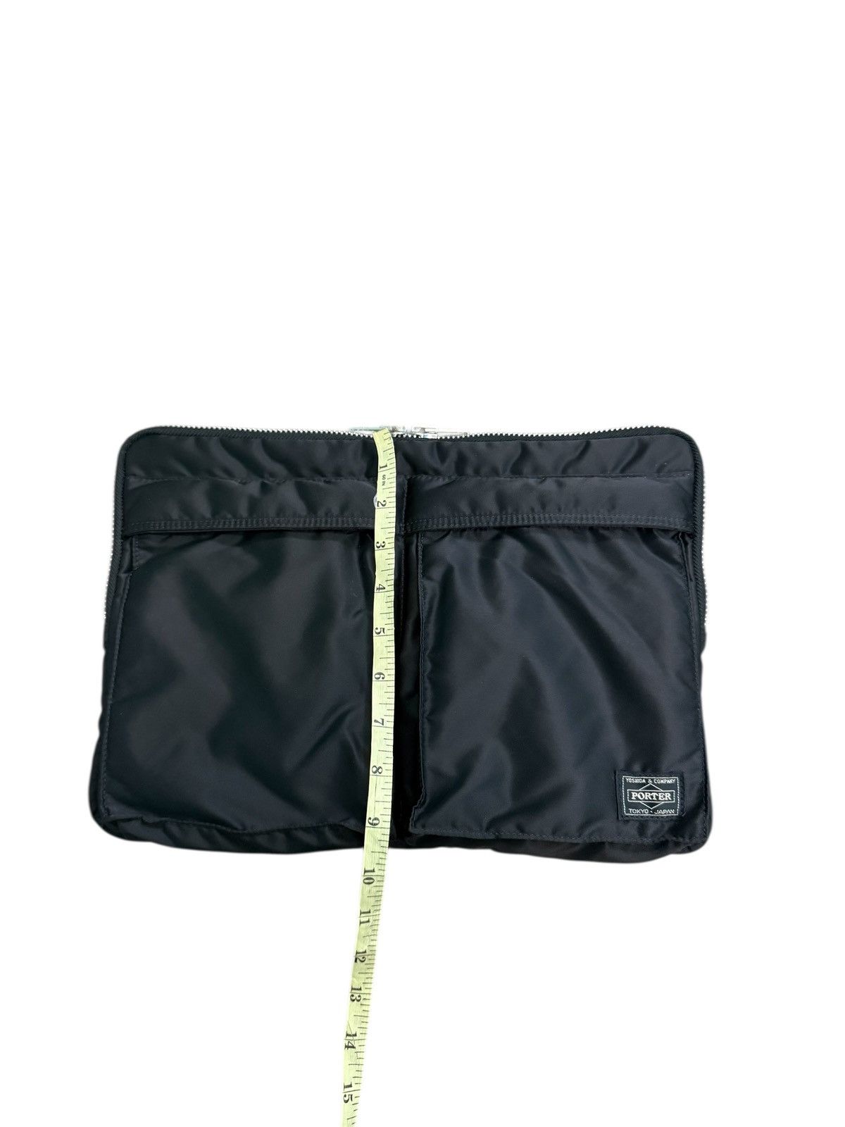 Porter YOSHIDA PORTER TANKER BLACK NYLON CLUTCH/DOCUMENT BAG Size ONE SIZE - 16 Thumbnail