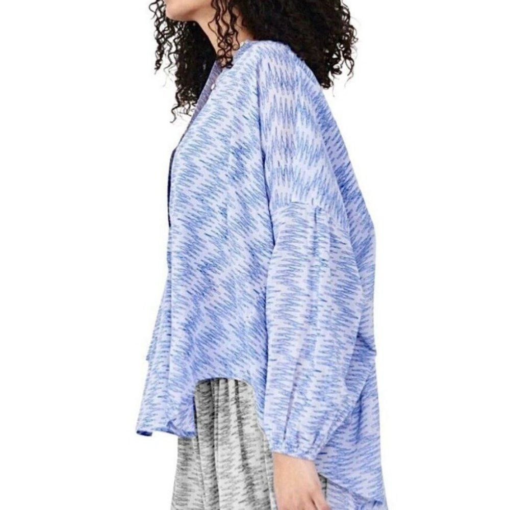 Free People NWT New Free People Blooms For You Sleep Long Sleeve Blue Size S / US 4 / IT 40 - 7 Thumbnail