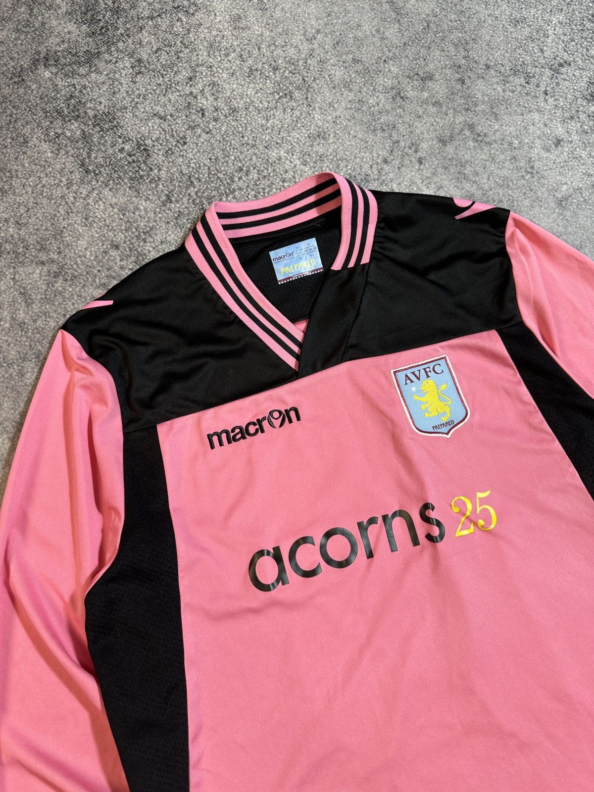 Macron Macron Aston Villa Soccer Jersey Blokecore Style VTg S Rare Size US S / EU 44-46 / 1 - 3 Thumbnail