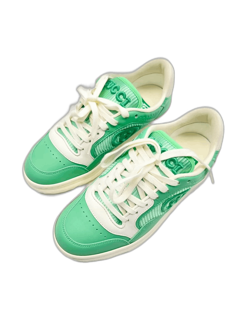 Gucci Gucci Mint Green MAC80 Sneakers Size 35.5-yf Size US 5.5 / EU 38 - 1 Thumbnail