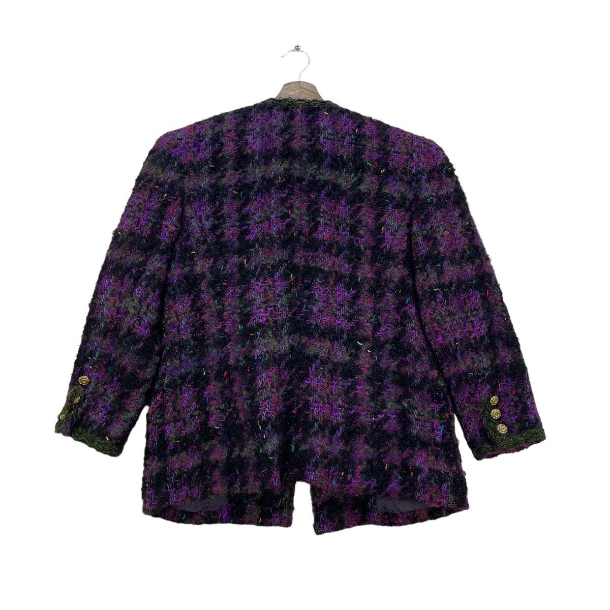 Aran Isles Knitwear × Homespun Knitwear Japanese Brand Addenda Renown Tweed Jacket Size M / US 6-8 / IT 42-44 - 2 Thumbnail