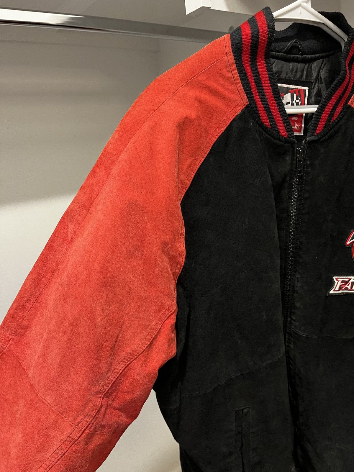 NFL Vintage Wilsons Leather x Carl Banks Atlanta Falcons Jacket Size US XL / EU 56 / 4 - 15 Thumbnail