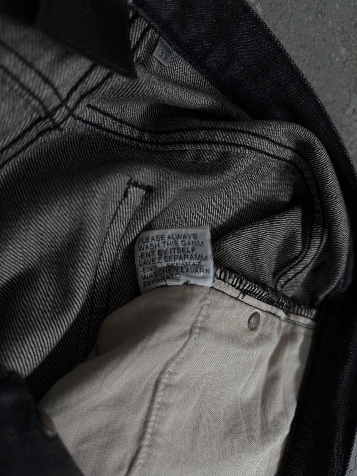 Dior × Hedi Slimane AW04 “Victim Of The Crime” Clawmark Jeans Size US 34 / EU 50 - 5 Thumbnail