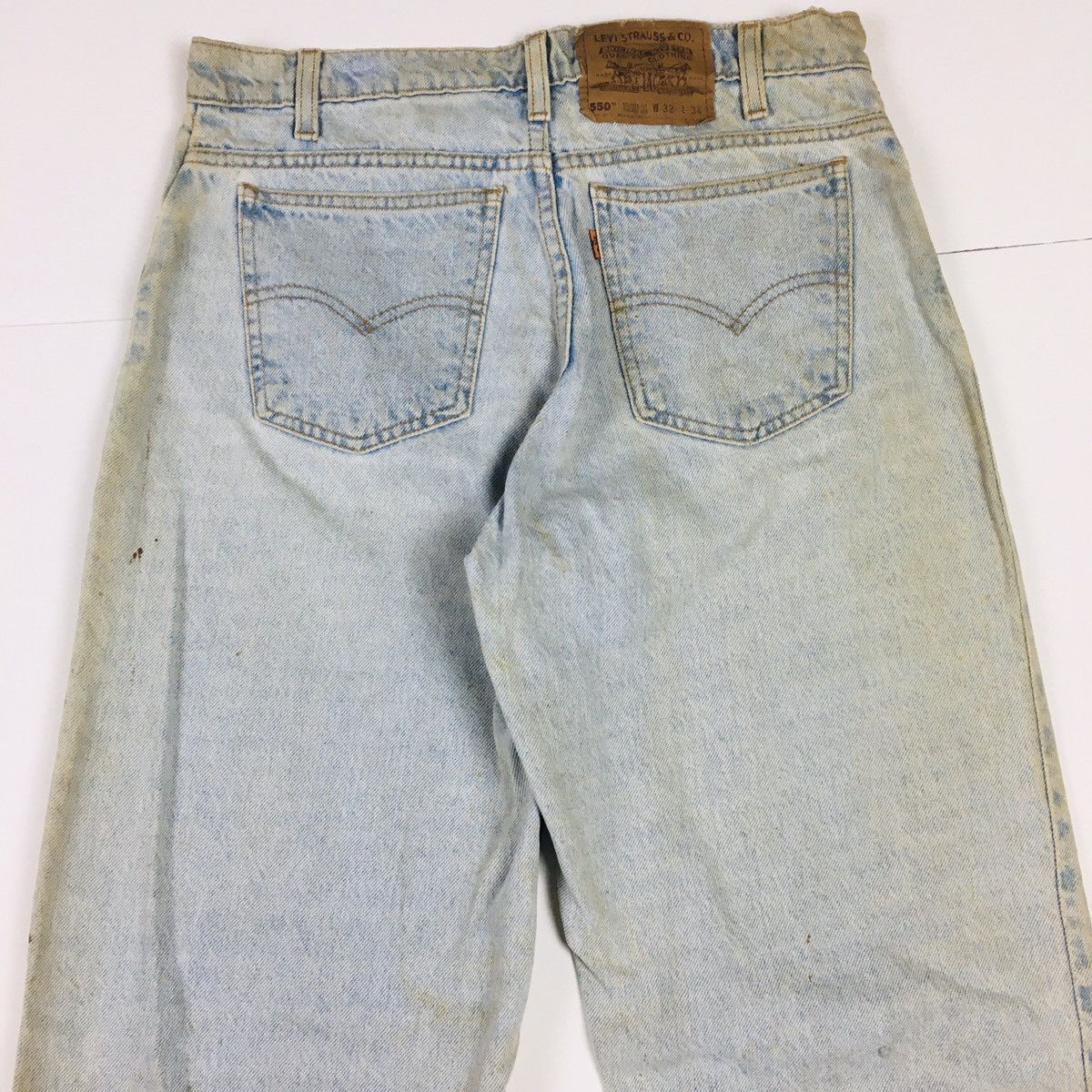 Levi's Vintage 90s Levi’s 550 Orange Tab Relaxed Fit Tapered Leg Size US 32 / EU 48 - 8 Thumbnail