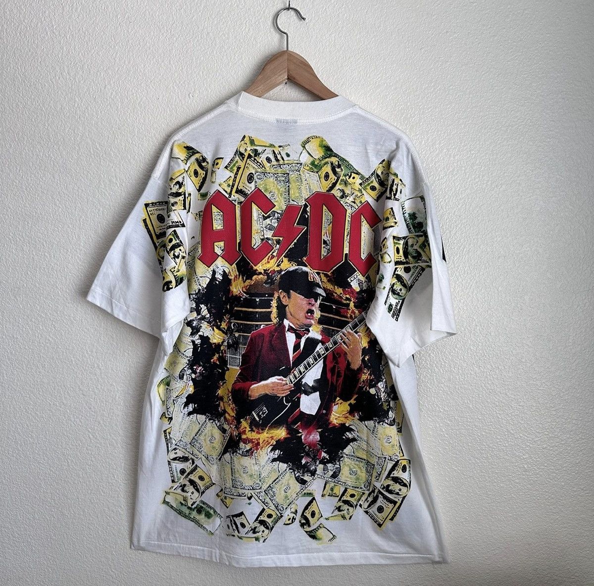 Giant Vintage AC/DC All Over Print T Shirt AOP Size XXL 2XL Size US XXL / EU 58 / 5 - 7 Thumbnail