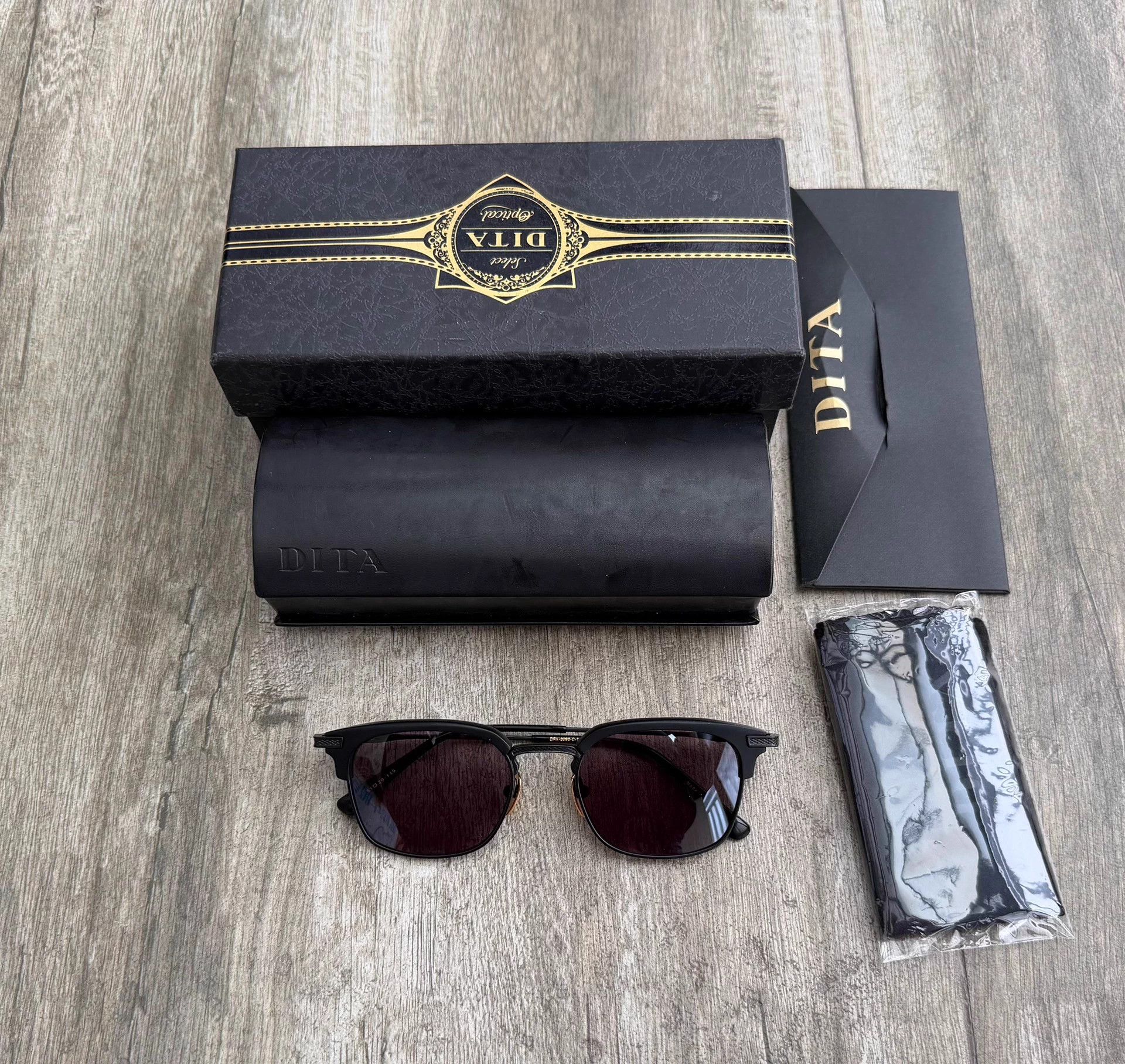Other DITA NOMAD DRX-2080 Ti Full Rim Sunglasses New Black Size ONE SIZE - 1 Thumbnail