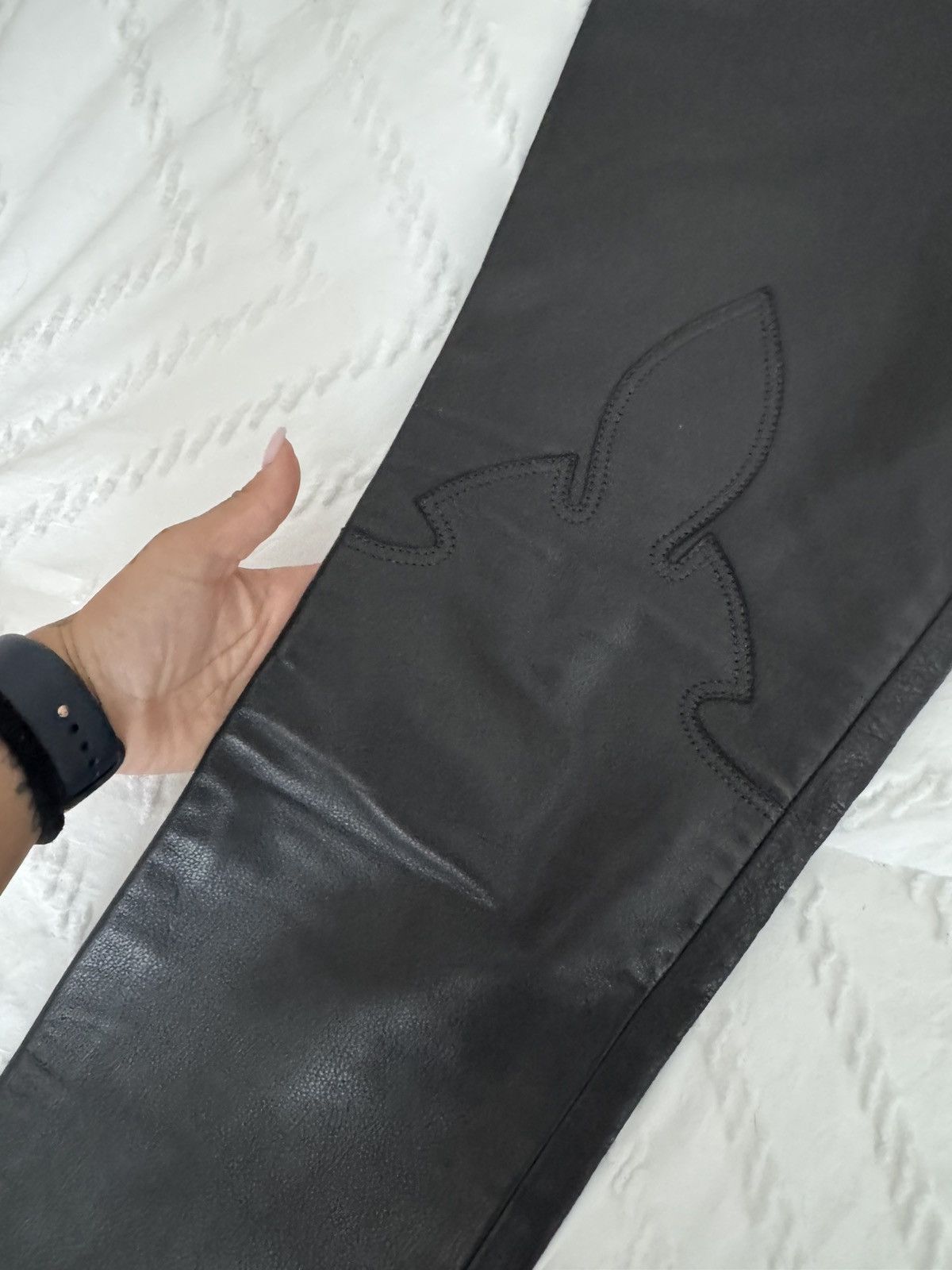 Chrome Hearts Chrome hearts leather pants Size 34" / US 12 / IT 48 - 4 Thumbnail