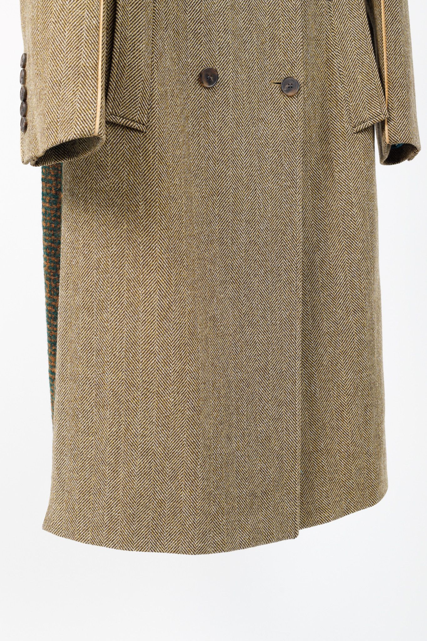 Andersson Bell Andersson Bell Chloe Brown Herringbone Back Pleats Coat Size M / US 6-8 / IT 42-44 - 7 Thumbnail