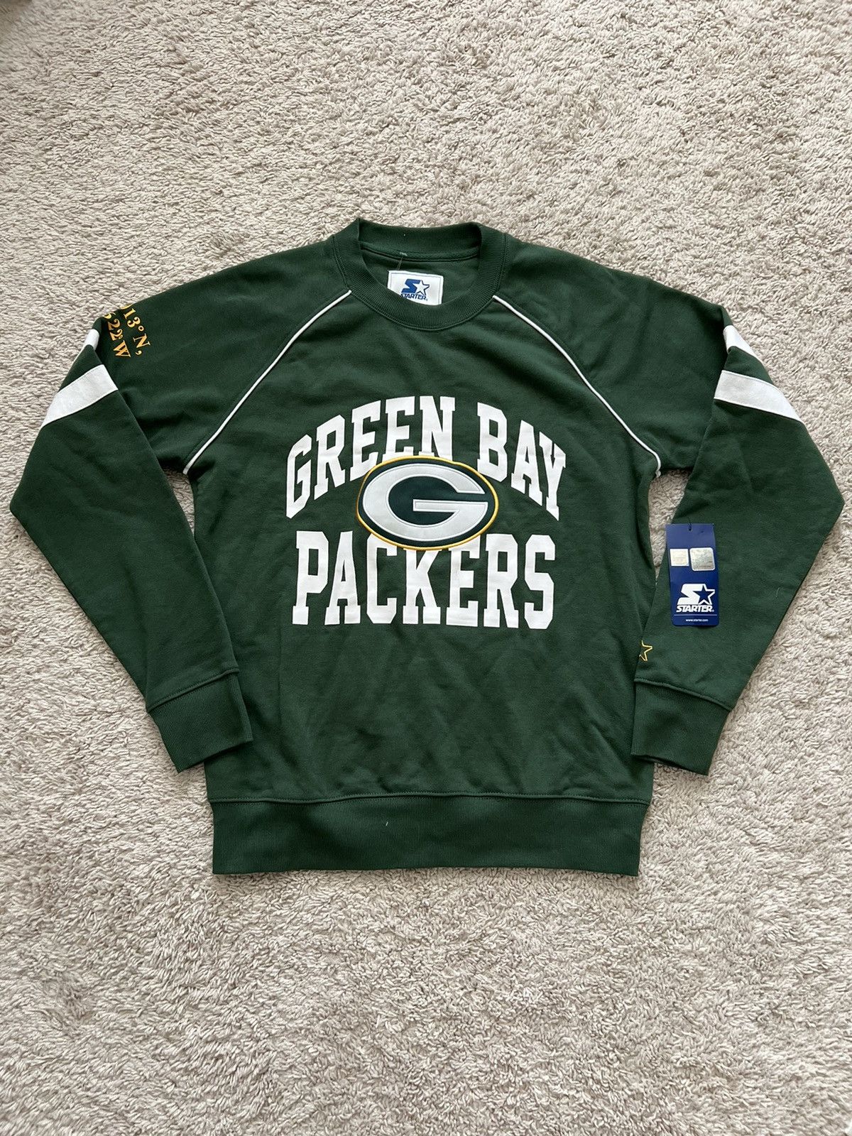 Starter Green Bay Packers Green Starter Sweatshirt By GII Size US M / EU 48-50 / 2 - 1 Thumbnail