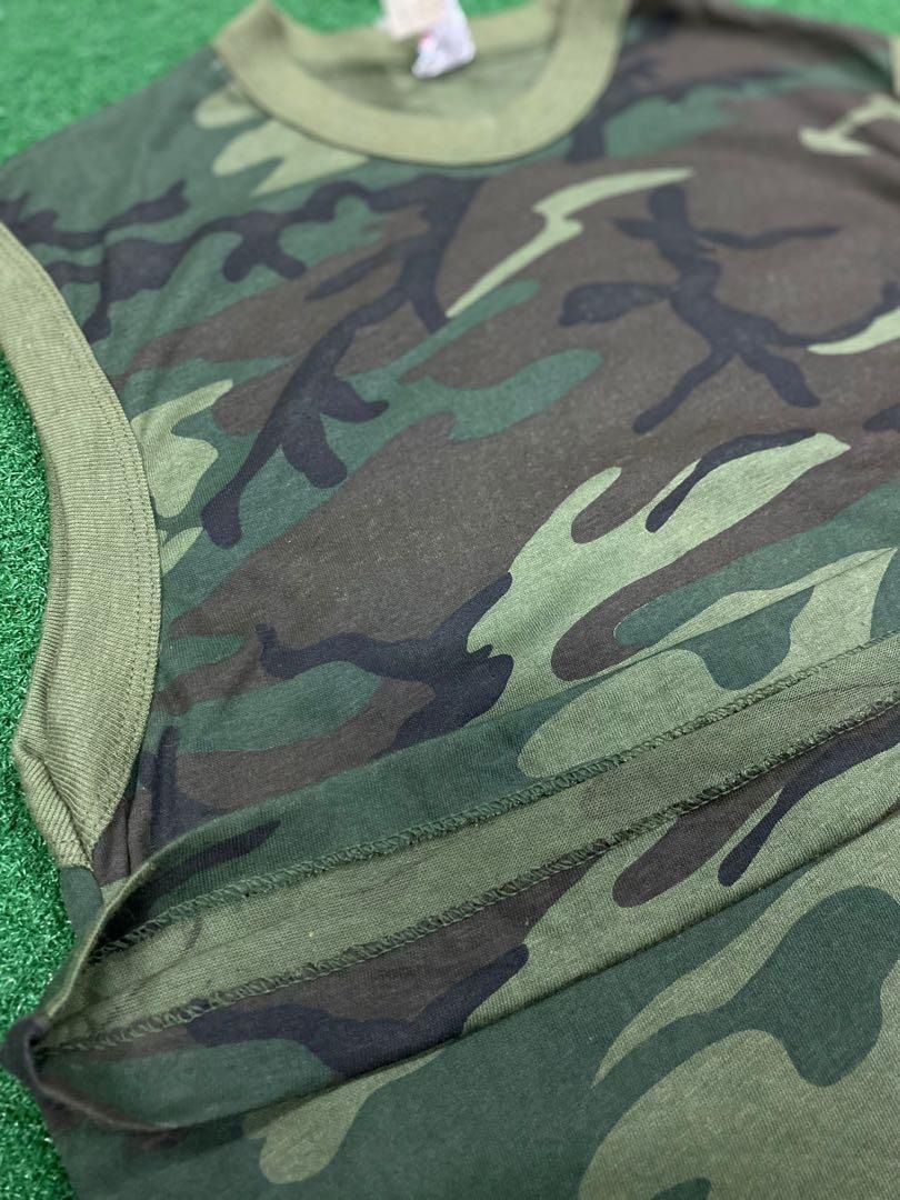Army Of Me × Vintage VINTAGE USA CAMO SINGLET #SKU-A66 DP Size US L / EU 52-54 / 3 - 2 Thumbnail