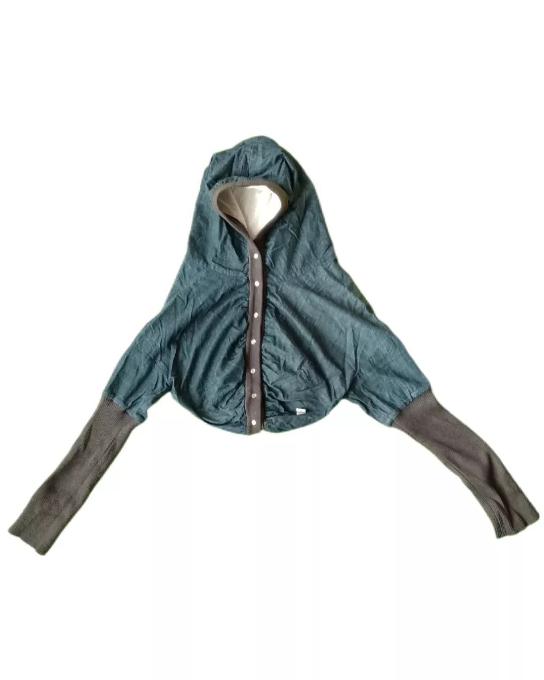Angel Blue × Japanese Brand × Other CorCaroli Hooded Button-Ups Woman Top Size XS / US 0-2 / IT 36-38 - 1 Thumbnail